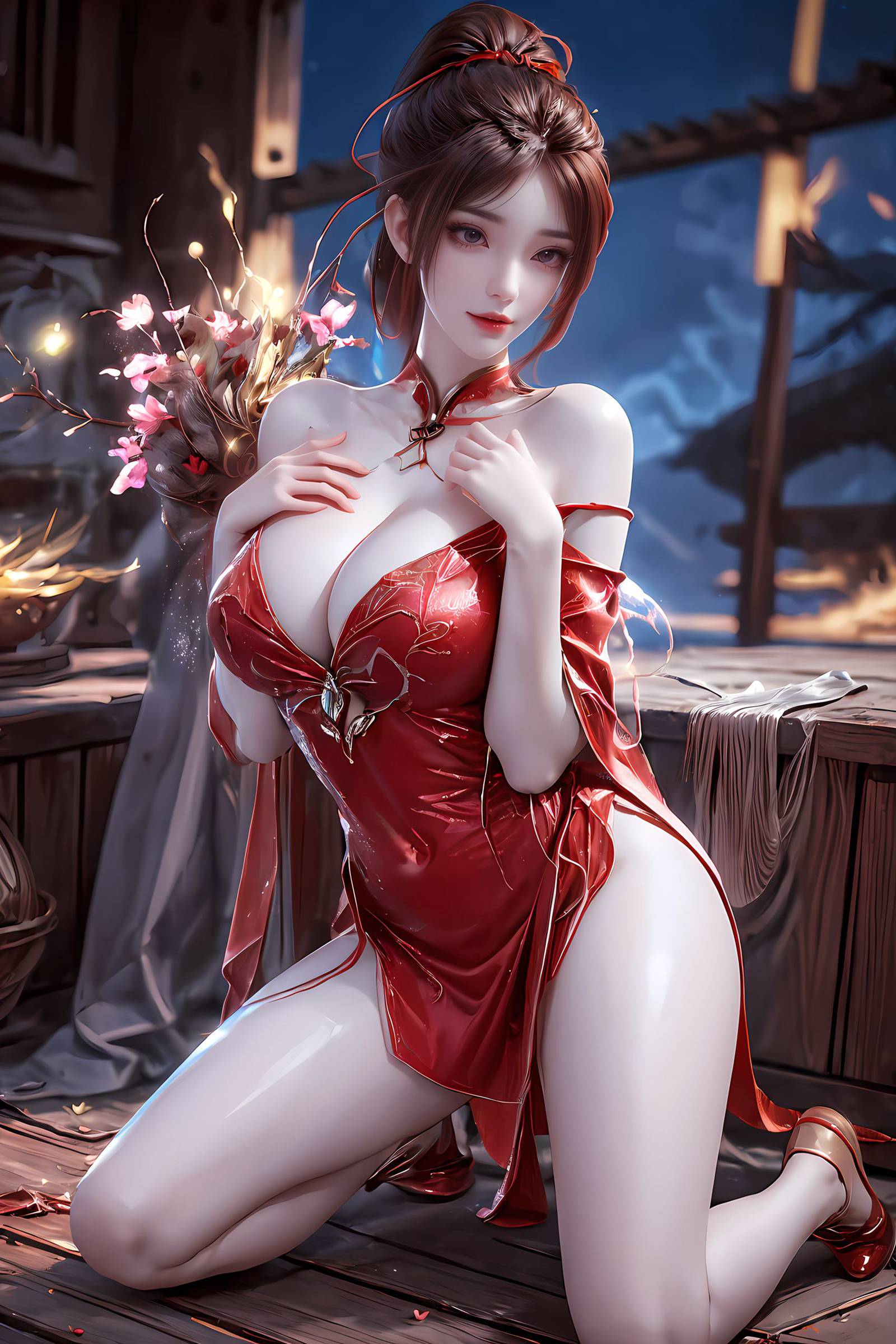 图片[12]-AI绘画 291 红凰[11P] – 速更版-美库