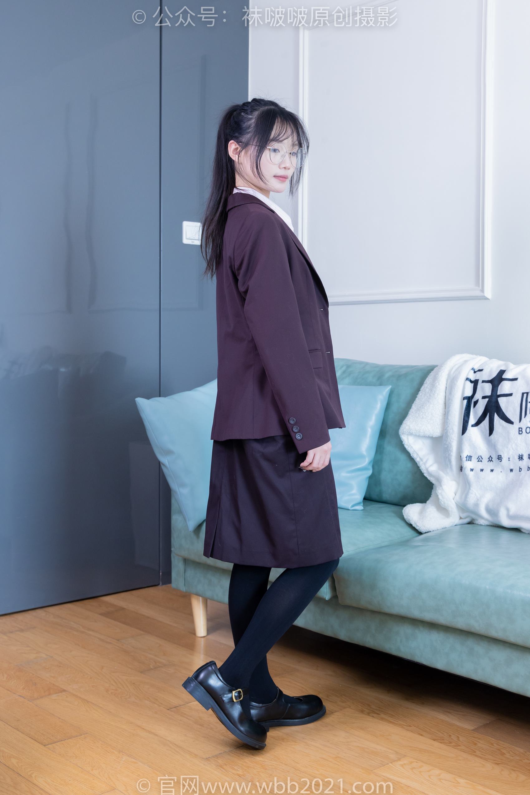 图片[128]-[BoBoSocks袜啵啵]NO.362 甜甜圈-两双皮鞋、厚肉丝、厚黑丝、ol制服[230P] – 速更版-美库