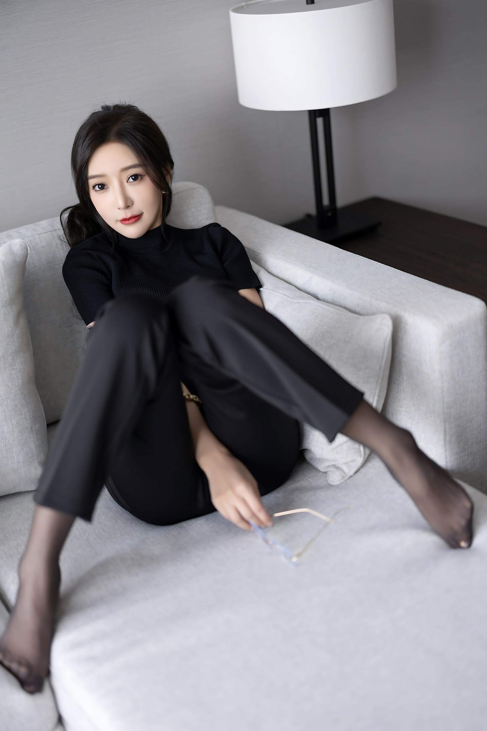 图片[32]-秀人模特@王馨瑶Yanni – 黑色西装加西裤高启兰 [61P] – 速更版-美库