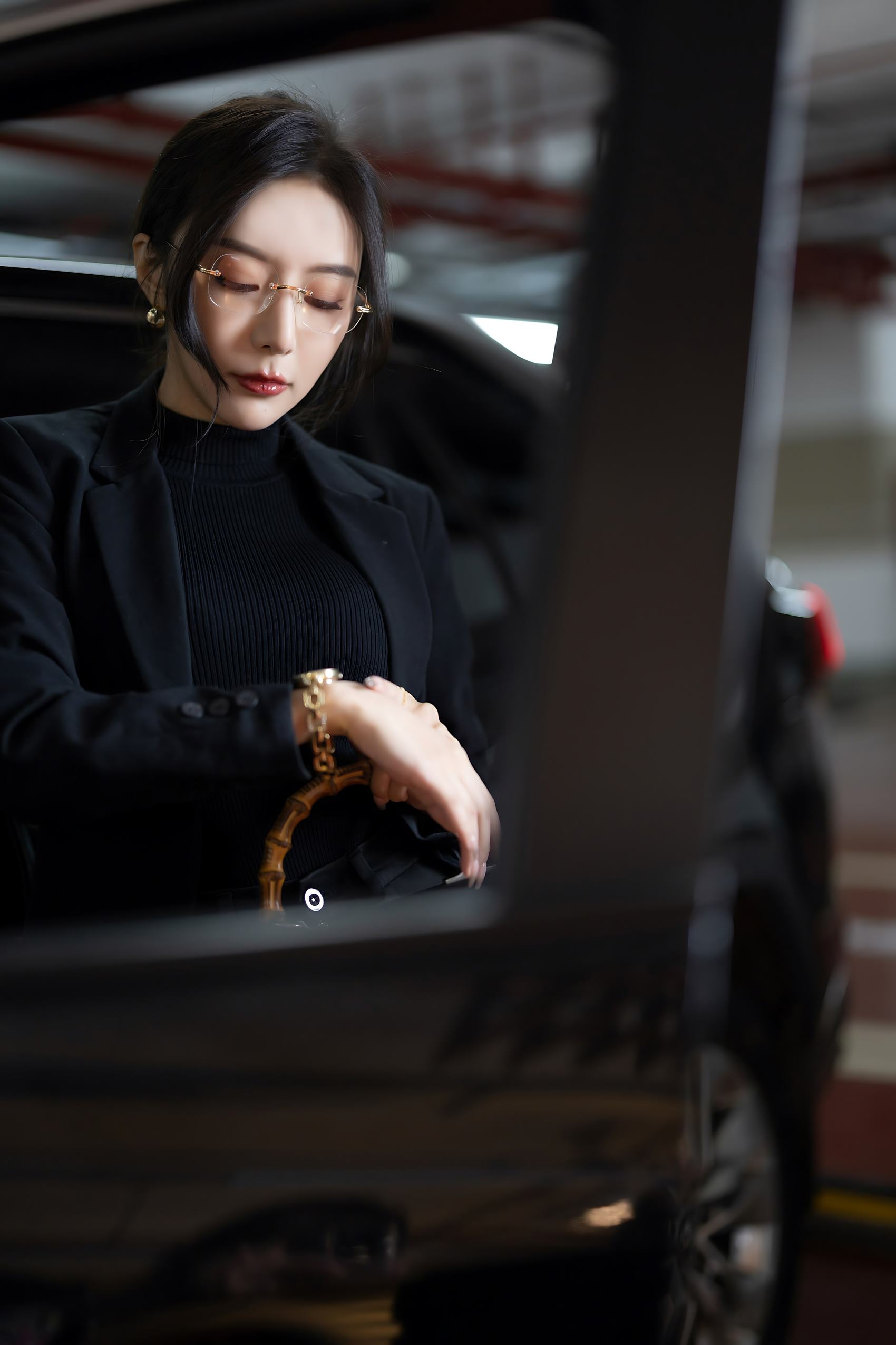 图片[61]-秀人模特@王馨瑶Yanni – 黑色西装加西裤高启兰 [61P] – 速更版-美库