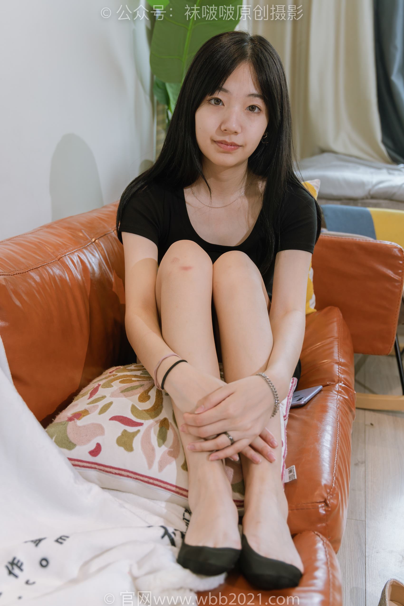 图片[15]-[BoBoSocks袜啵啵]NO.363 小甜豆-两双平底鞋、黑色船袜、裸足[140P] – 速更版-美库