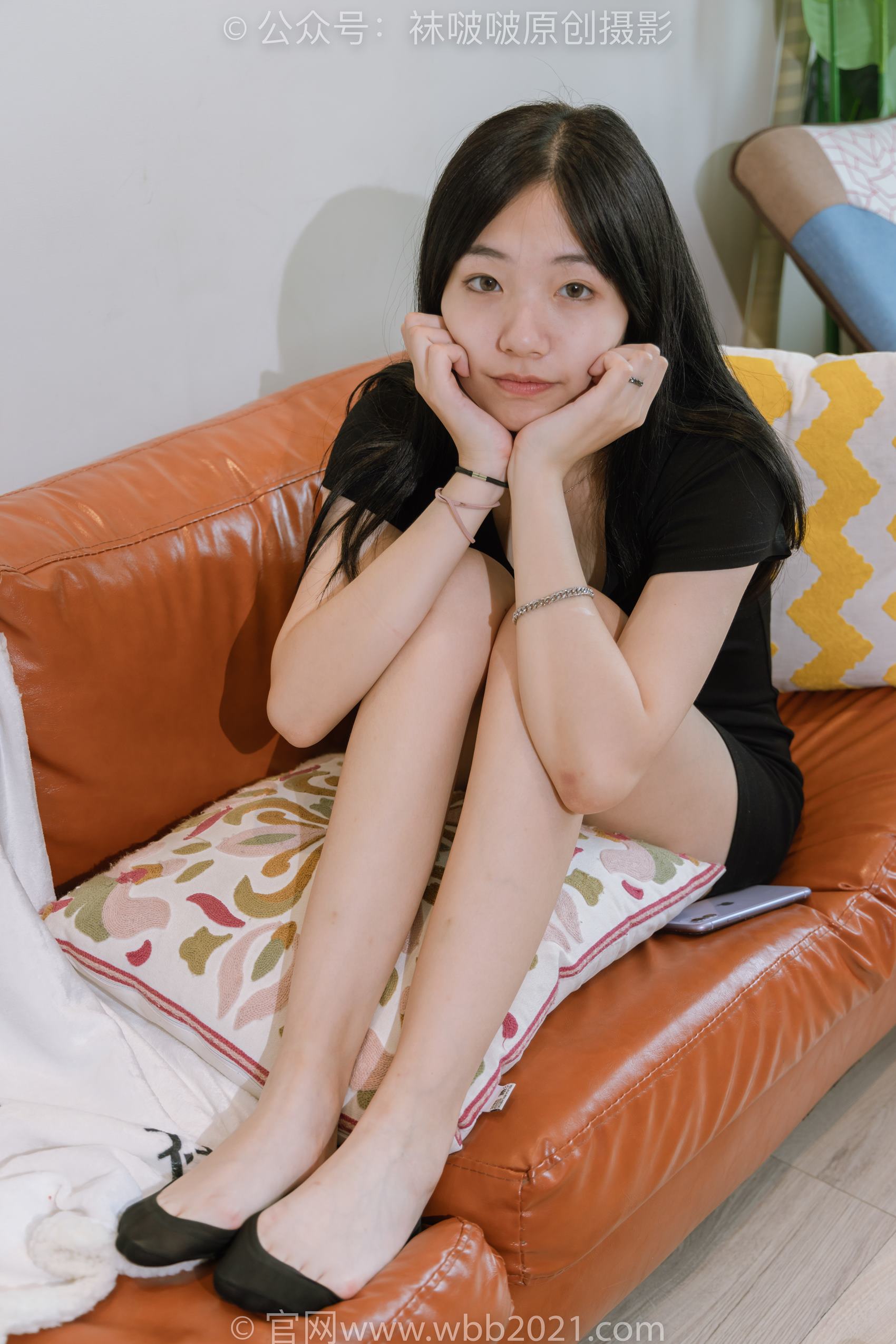 图片[18]-[BoBoSocks袜啵啵]NO.363 小甜豆-两双平底鞋、黑色船袜、裸足[140P] – 速更版-美库