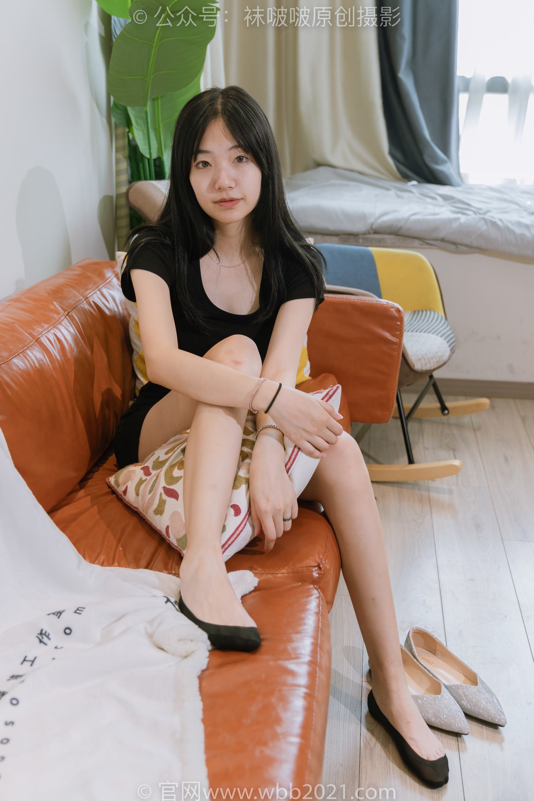 图片[20]-[BoBoSocks袜啵啵]NO.363 小甜豆-两双平底鞋、黑色船袜、裸足[140P] – 速更版-美库