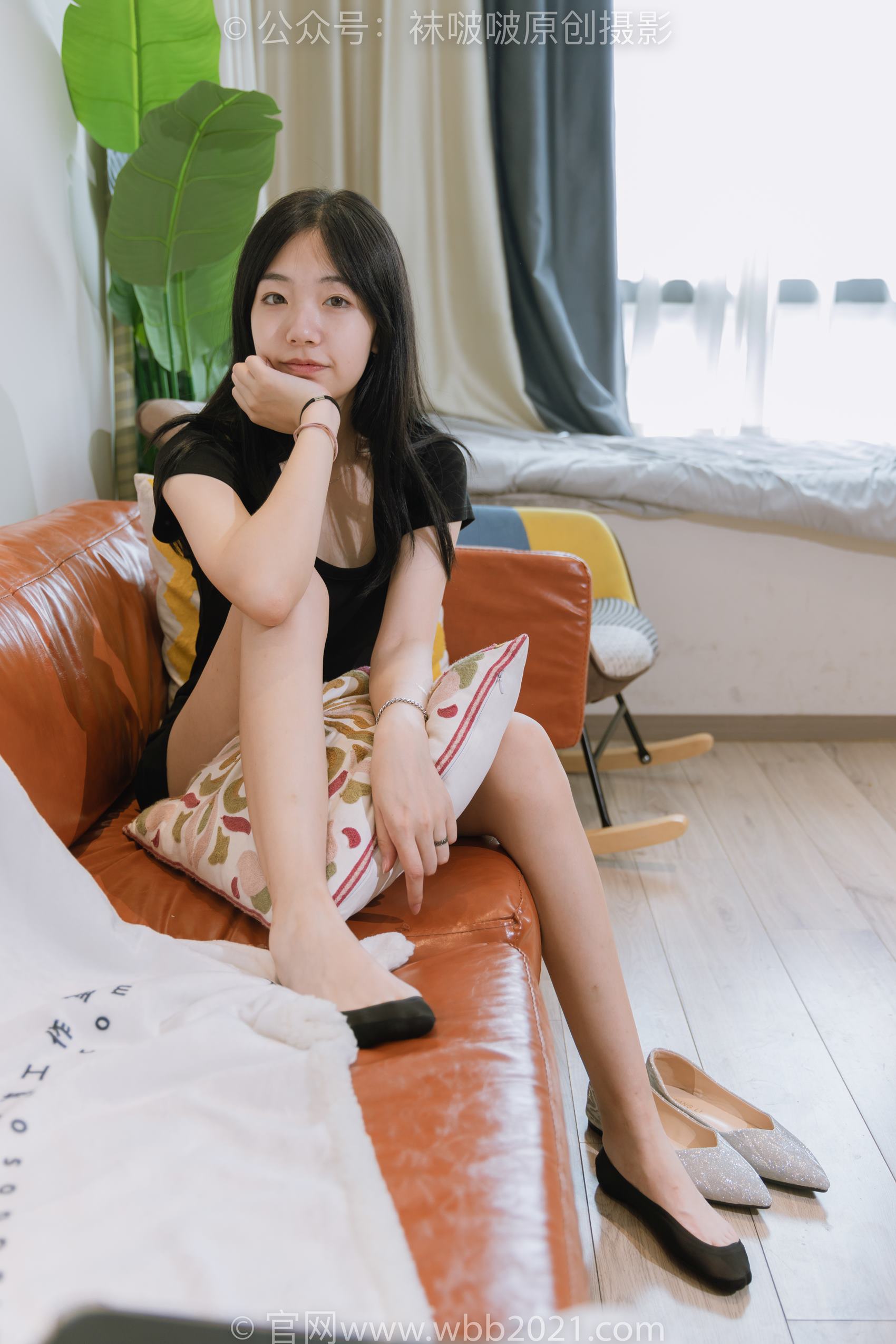 图片[21]-[BoBoSocks袜啵啵]NO.363 小甜豆-两双平底鞋、黑色船袜、裸足[140P] – 速更版-美库