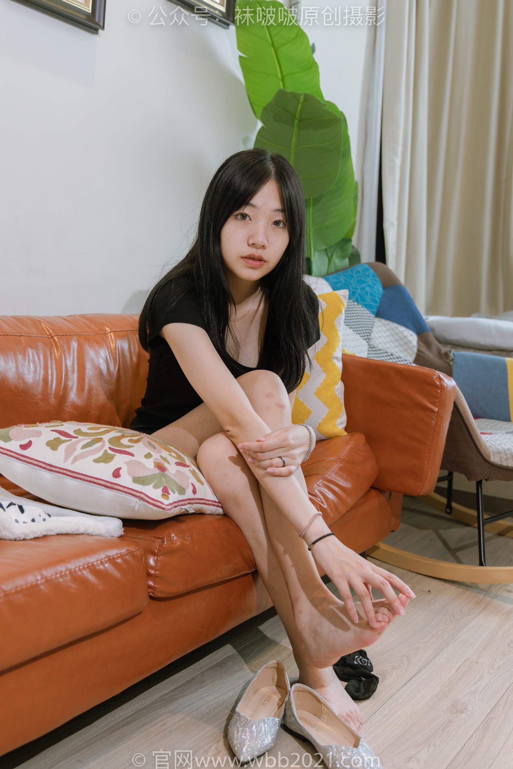 图片[39]-[BoBoSocks袜啵啵]NO.363 小甜豆-两双平底鞋、黑色船袜、裸足[140P] – 速更版-美库