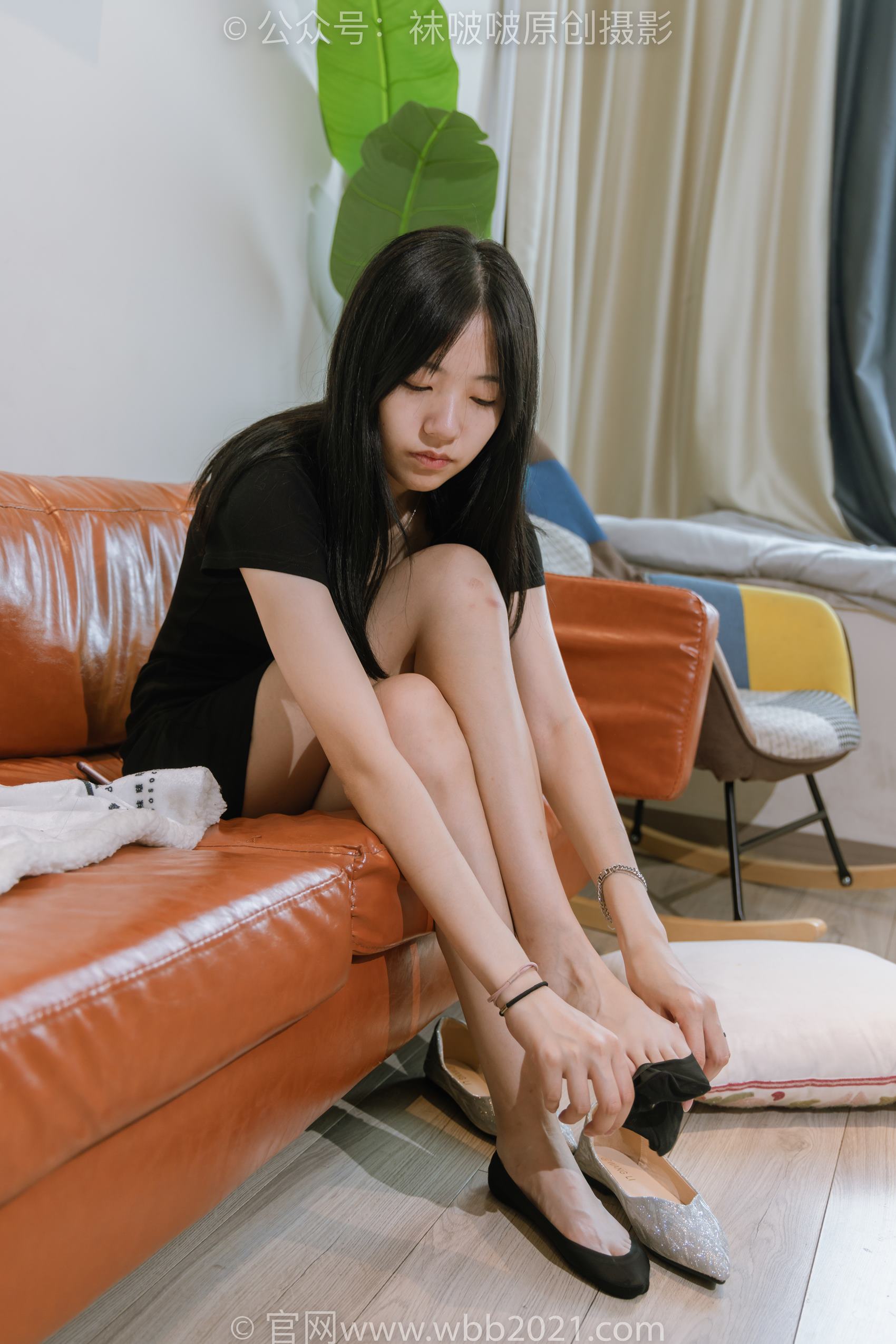 图片[54]-[BoBoSocks袜啵啵]NO.363 小甜豆-两双平底鞋、黑色船袜、裸足[140P] – 速更版-美库