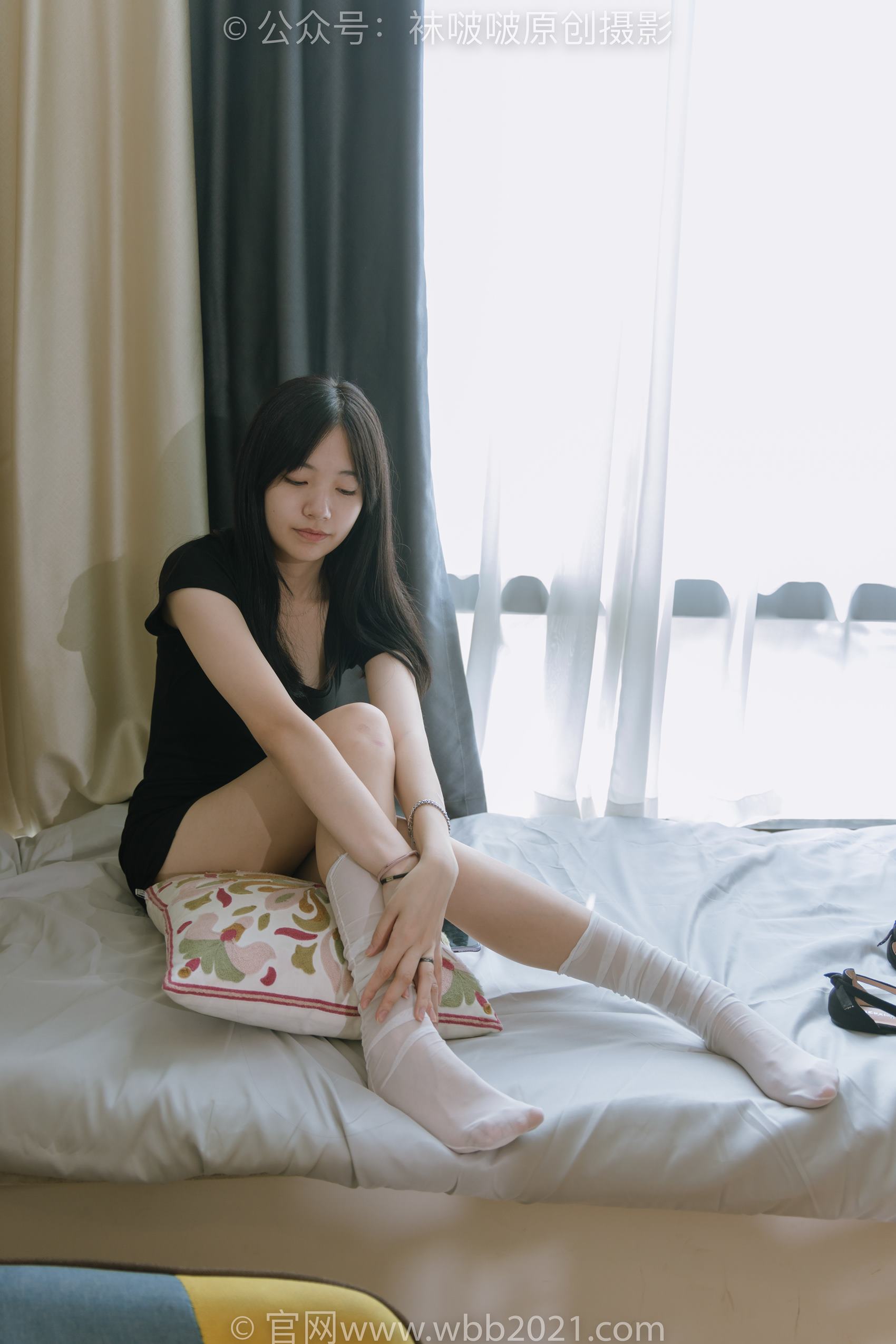 图片[105]-[BoBoSocks袜啵啵]NO.363 小甜豆-两双平底鞋、黑色船袜、裸足[140P] – 速更版-美库