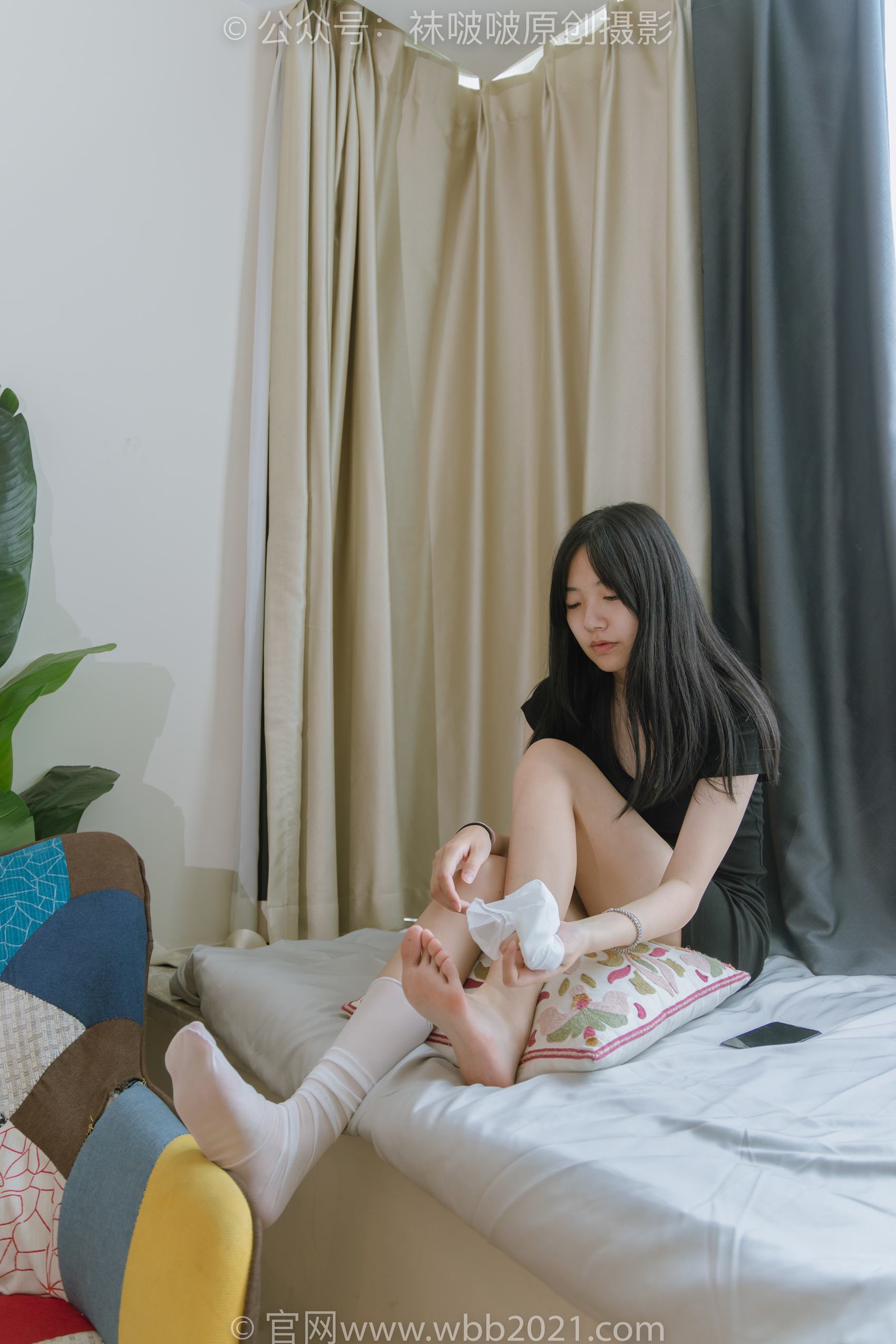 图片[112]-[BoBoSocks袜啵啵]NO.363 小甜豆-两双平底鞋、黑色船袜、裸足[140P] – 速更版-美库