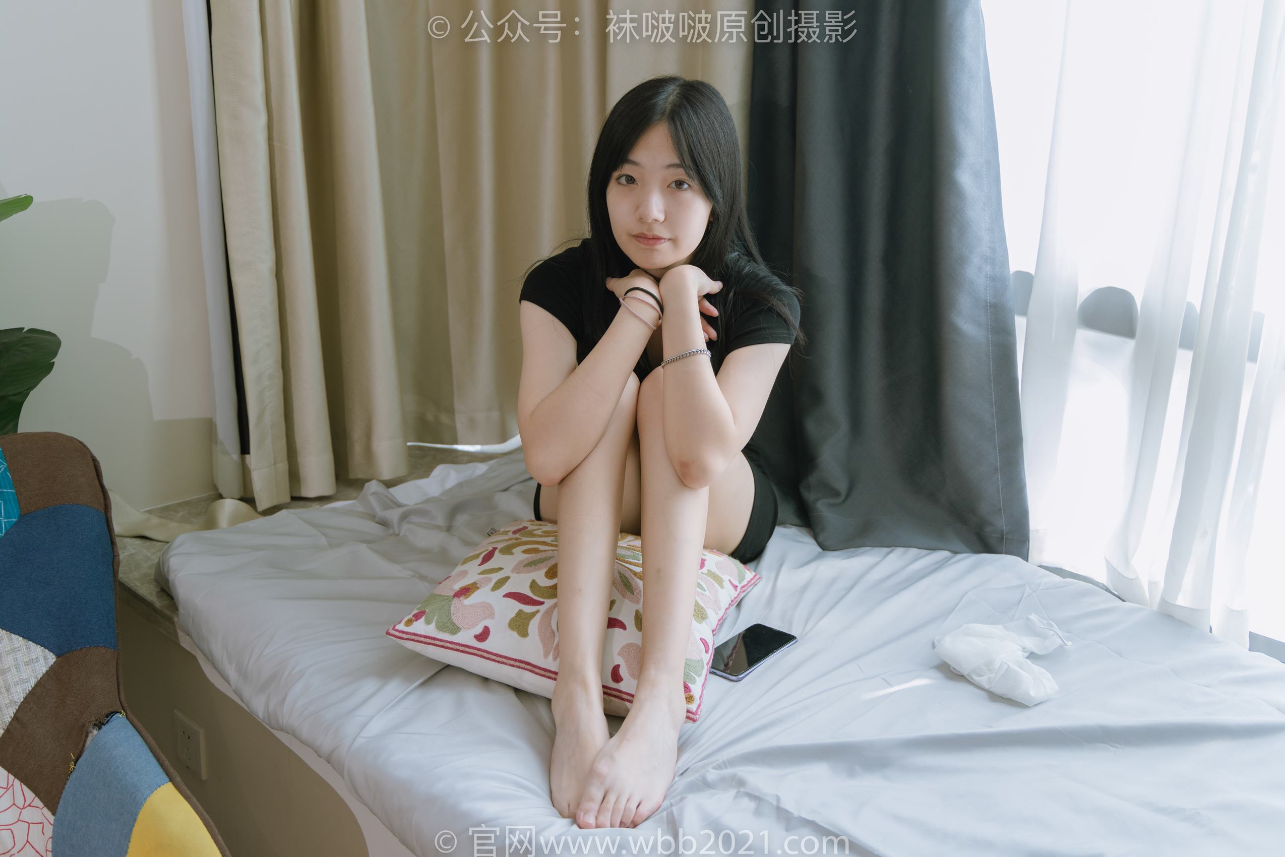 图片[126]-[BoBoSocks袜啵啵]NO.363 小甜豆-两双平底鞋、黑色船袜、裸足[140P] – 速更版-美库