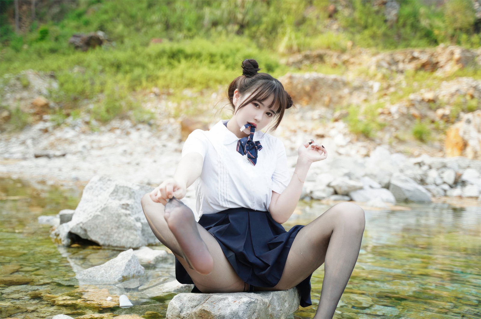 图片[21]-Tina很妖孽呀 – 小溪体操服死库水JK[42P] – 速更版-美库