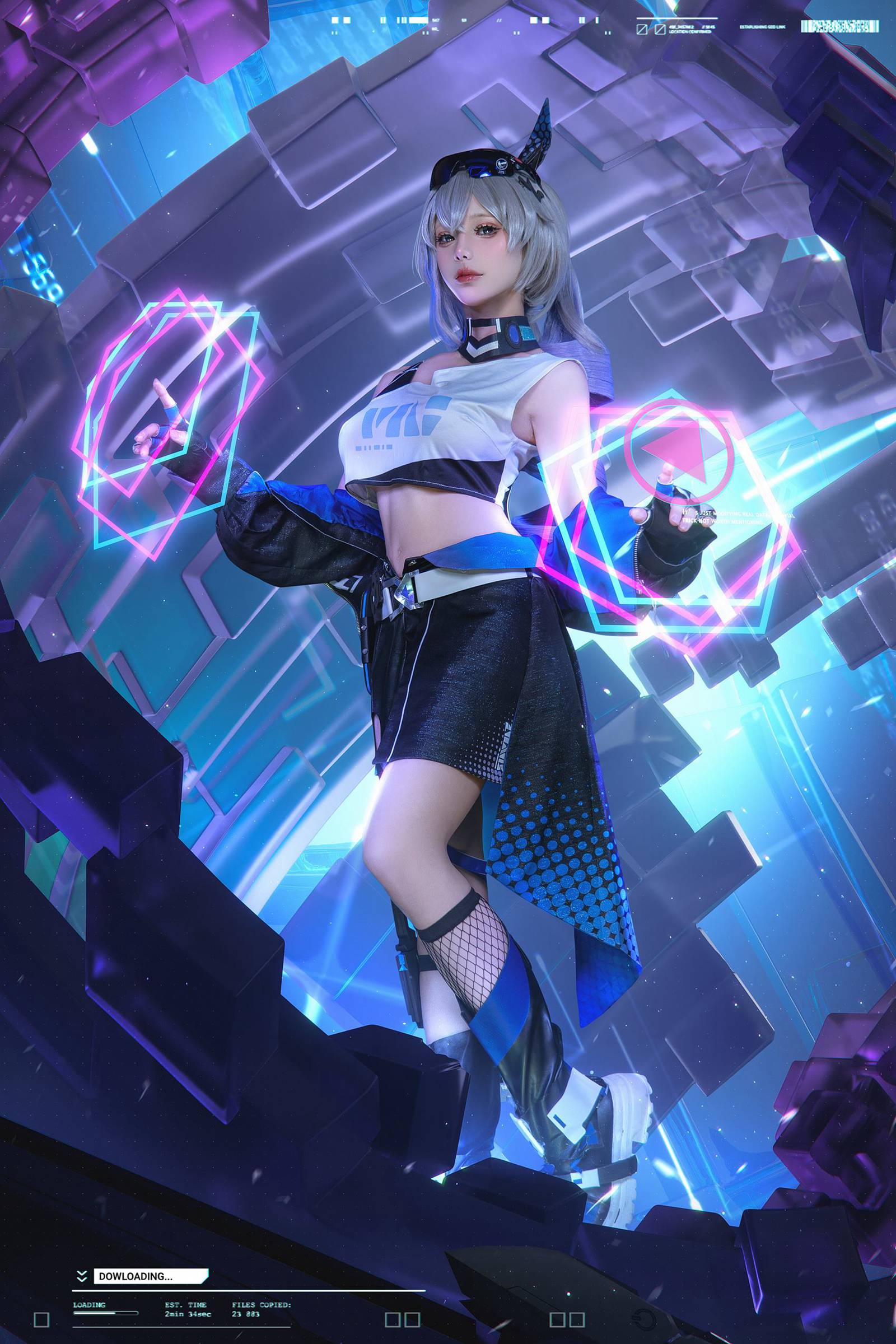 图片[33]-网紅博主@咬一口兔娘(黏黏团子兔) 1月作品『崩铁·银狼』 Gentleman[41P] – 速更版-美库