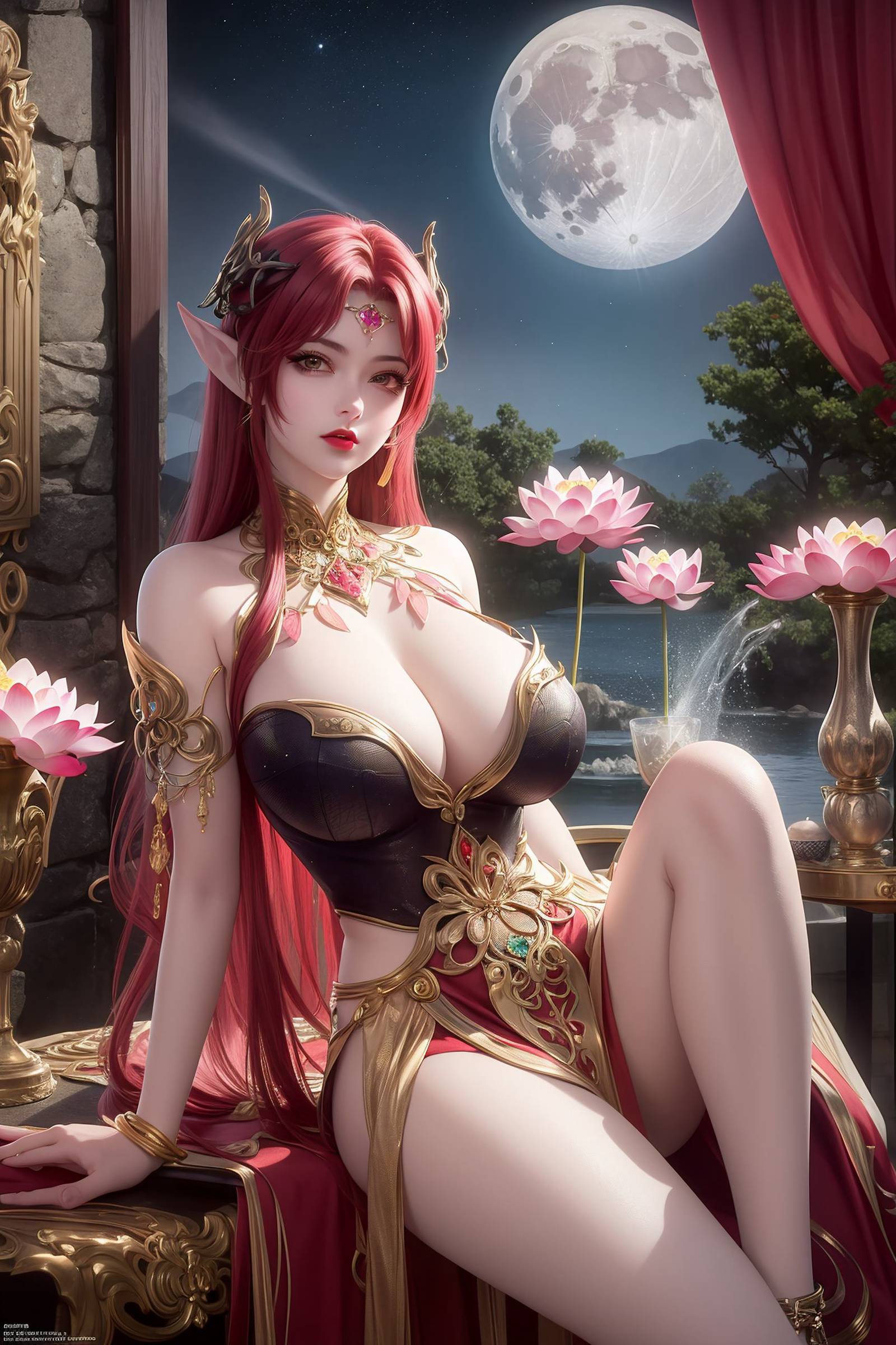 图片[10]-AI绘画 296 妖夜[32P] – 速更版-美库