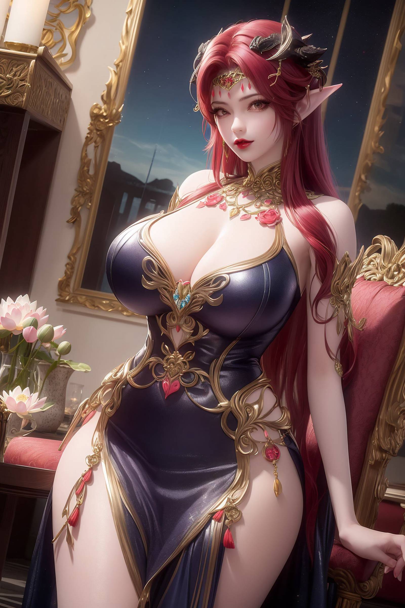 图片[13]-AI绘画 296 妖夜[32P] – 速更版-美库