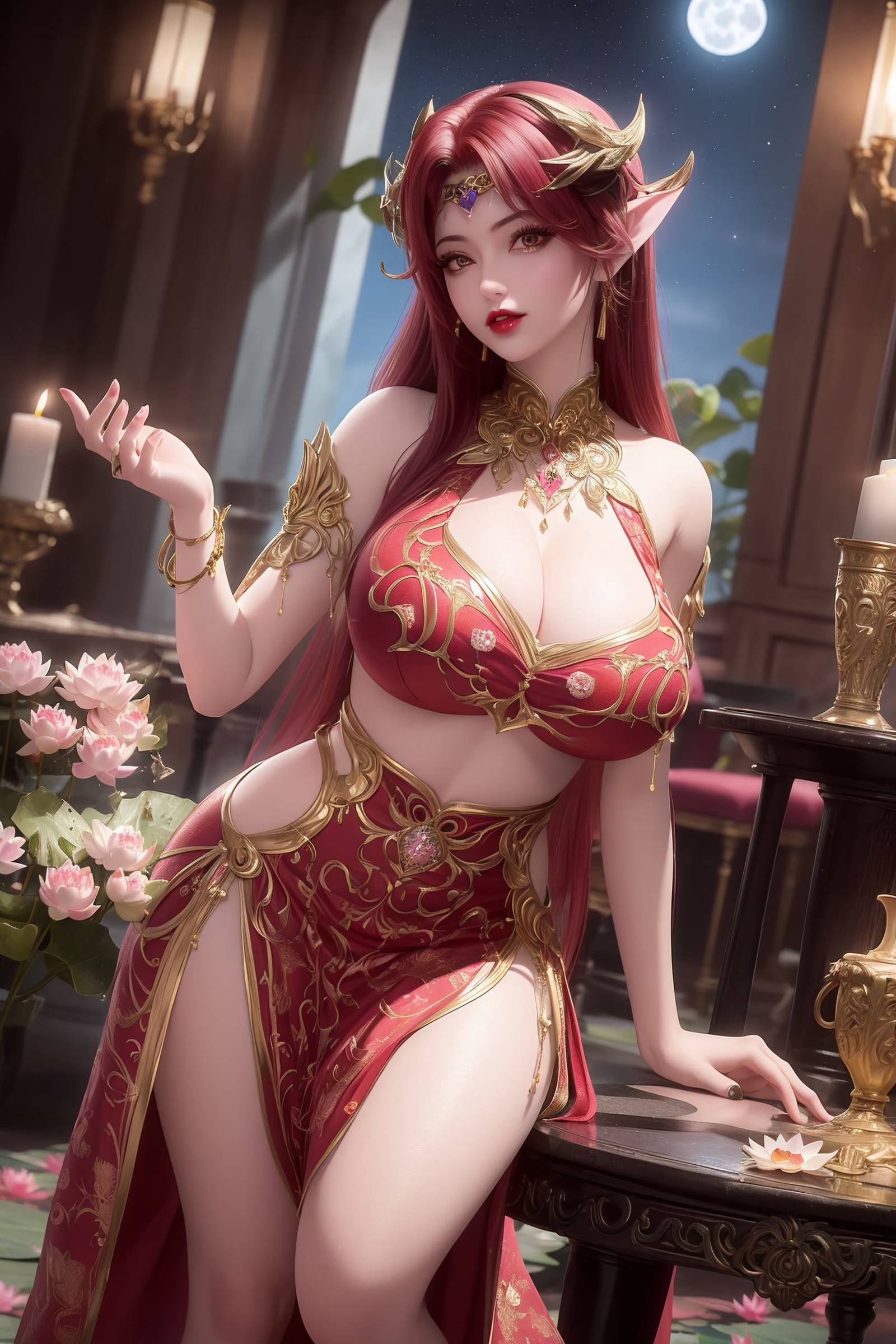 图片[14]-AI绘画 296 妖夜[32P] – 速更版-美库