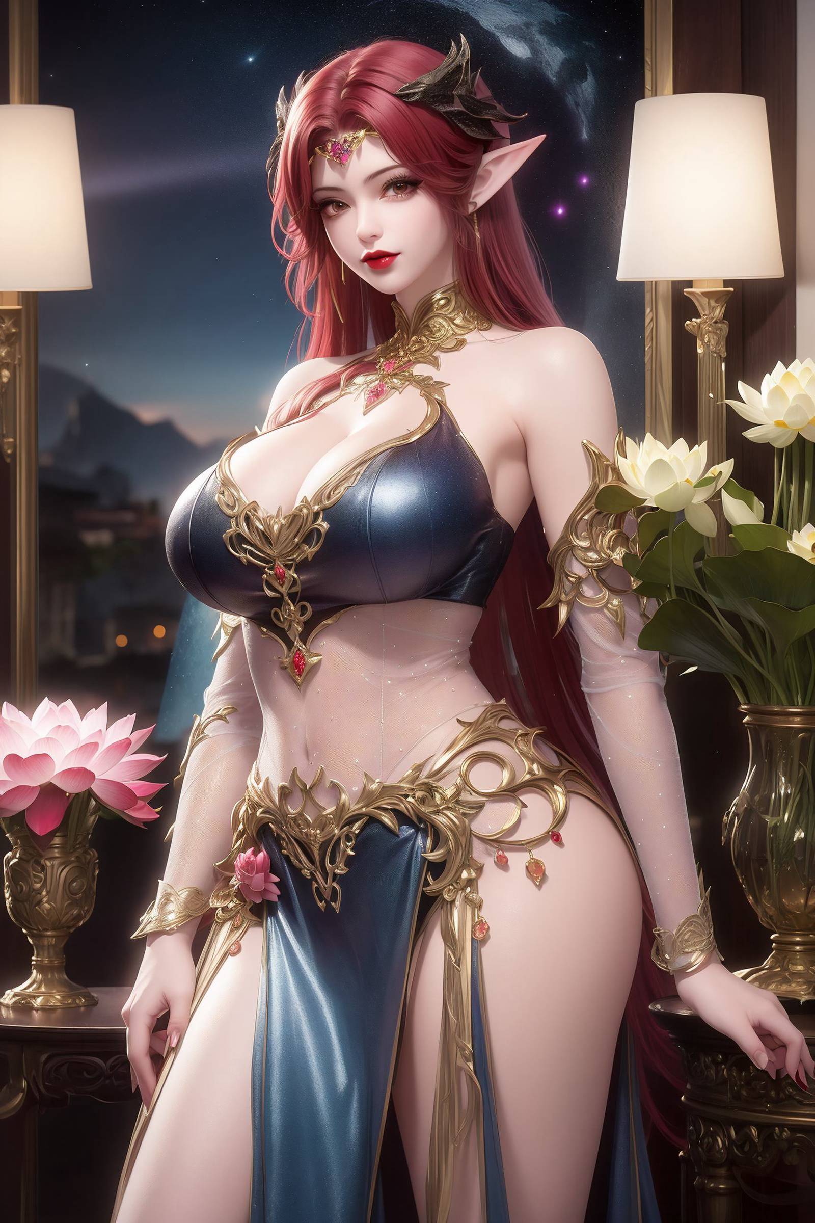 图片[15]-AI绘画 296 妖夜[32P] – 速更版-美库