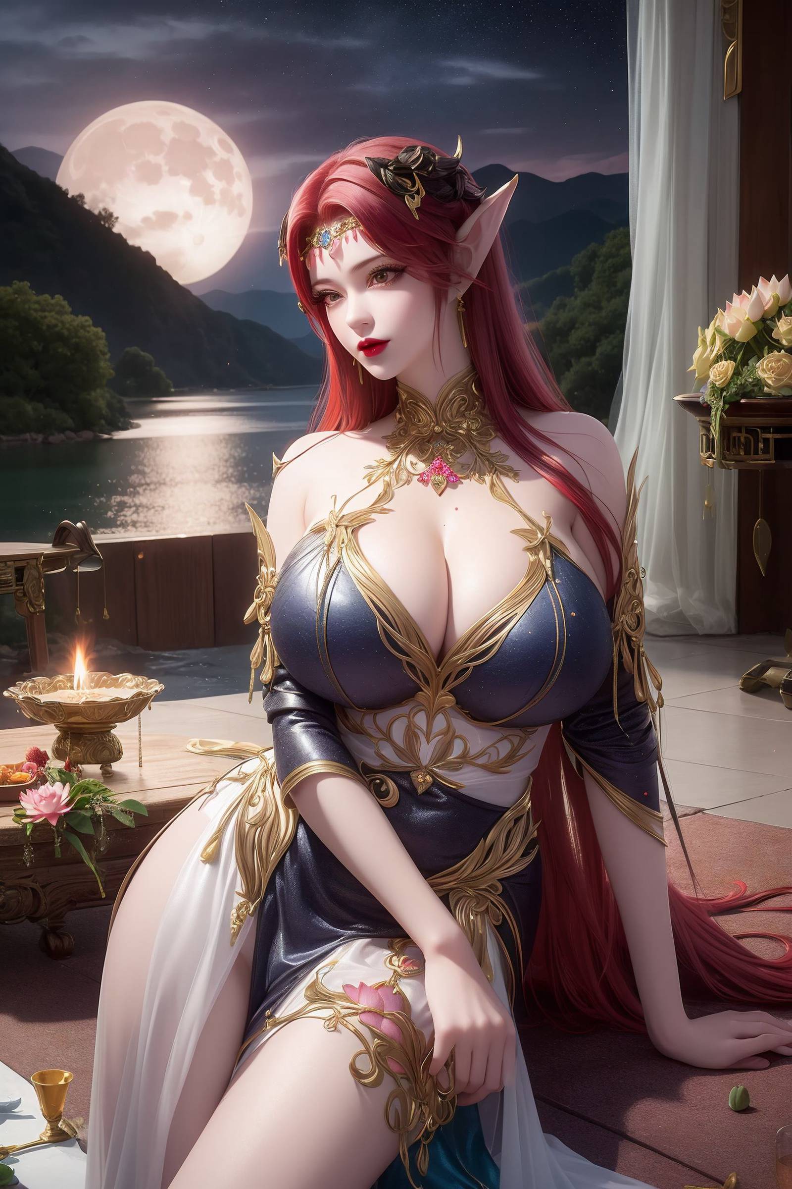 图片[17]-AI绘画 296 妖夜[32P] – 速更版-美库