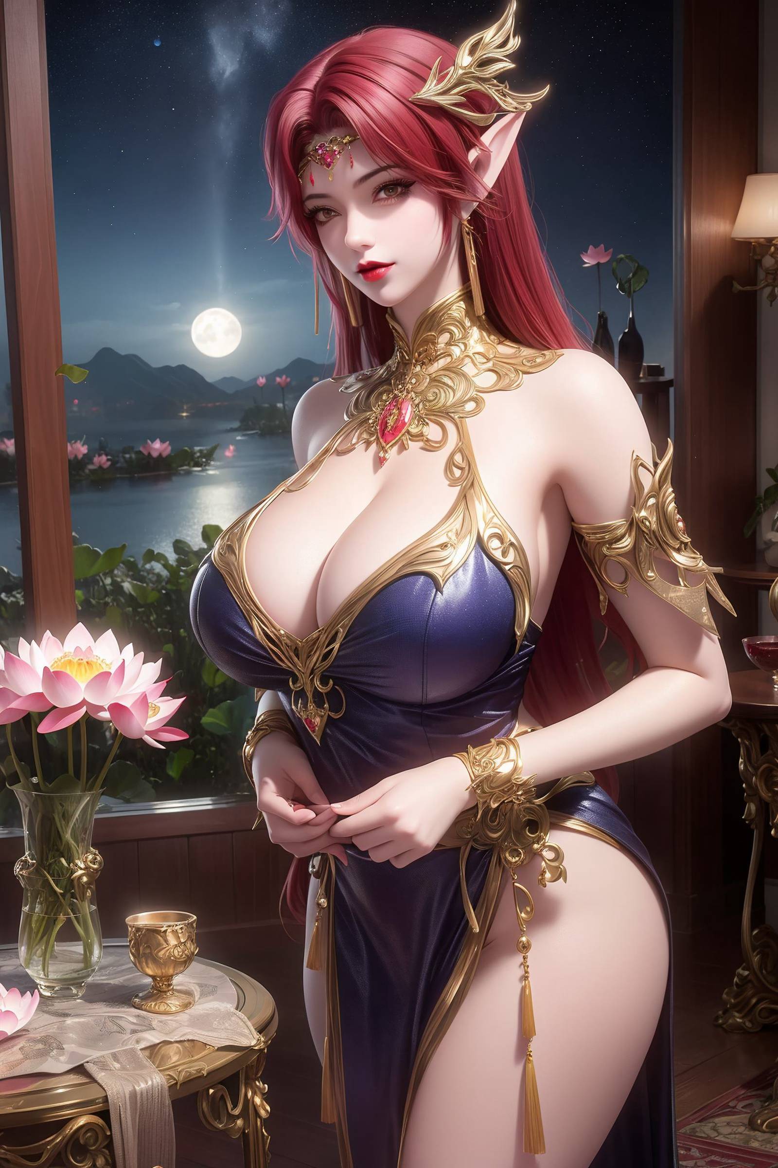 图片[29]-AI绘画 296 妖夜[32P] – 速更版-美库