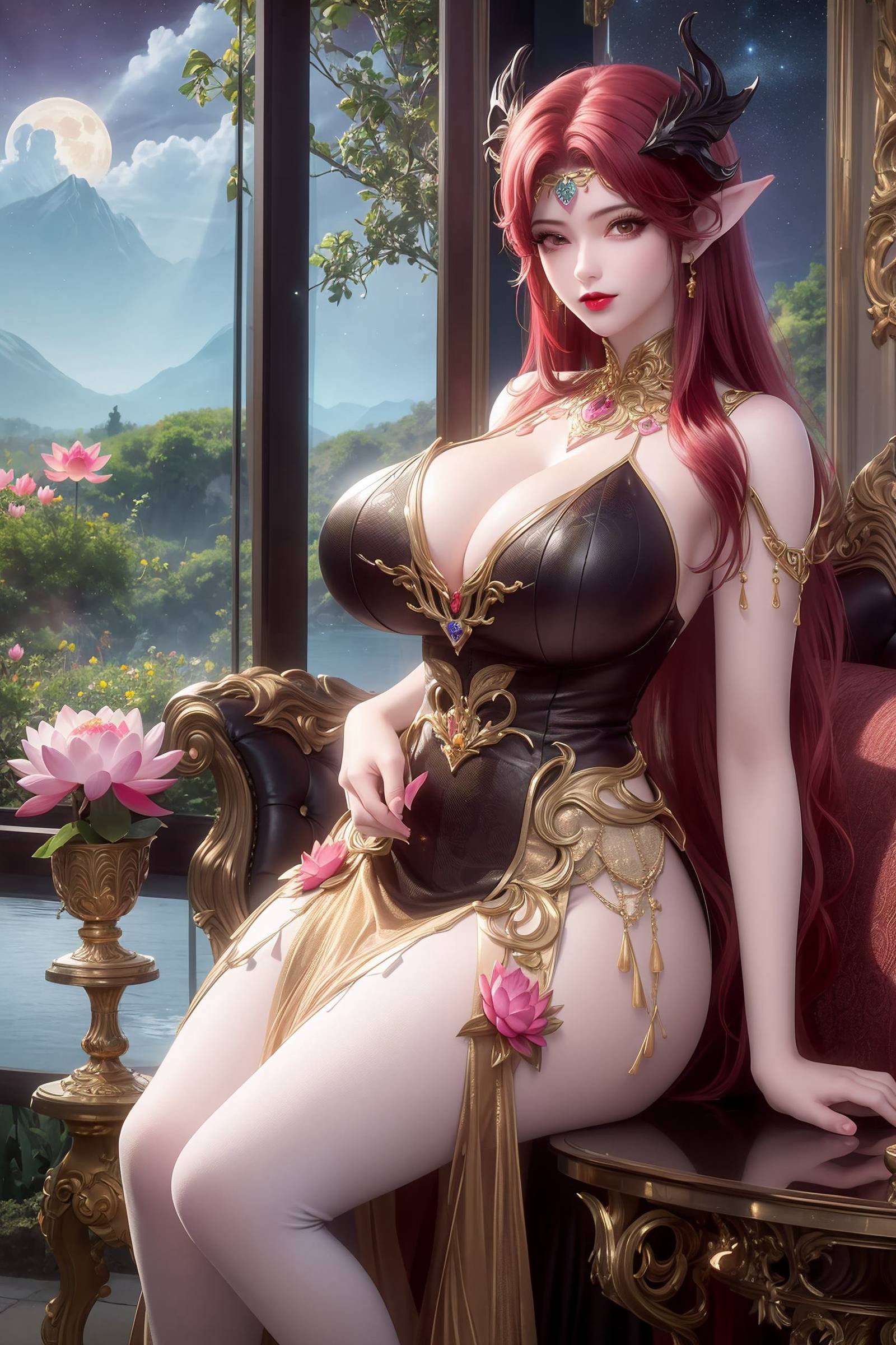 图片[31]-AI绘画 296 妖夜[32P] – 速更版-美库