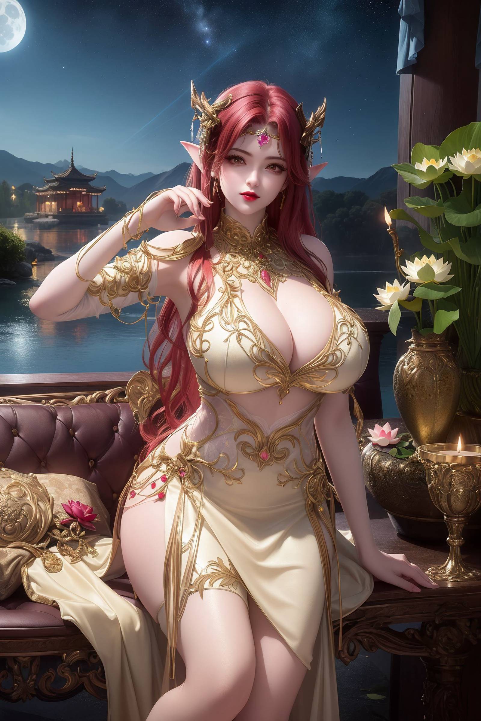 图片[33]-AI绘画 296 妖夜[32P] – 速更版-美库