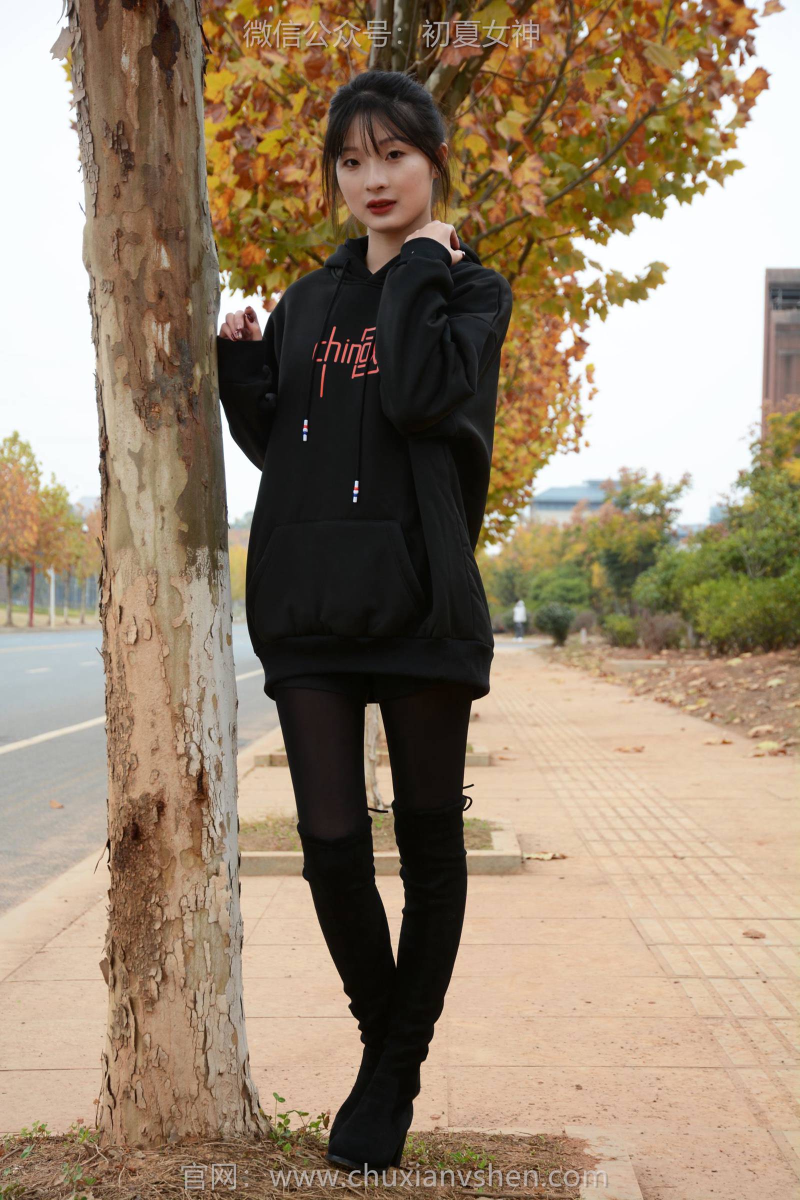 图片[10]-初夏女神 NO.132 安妮 浅看红枫[120P] – 速更版-美库