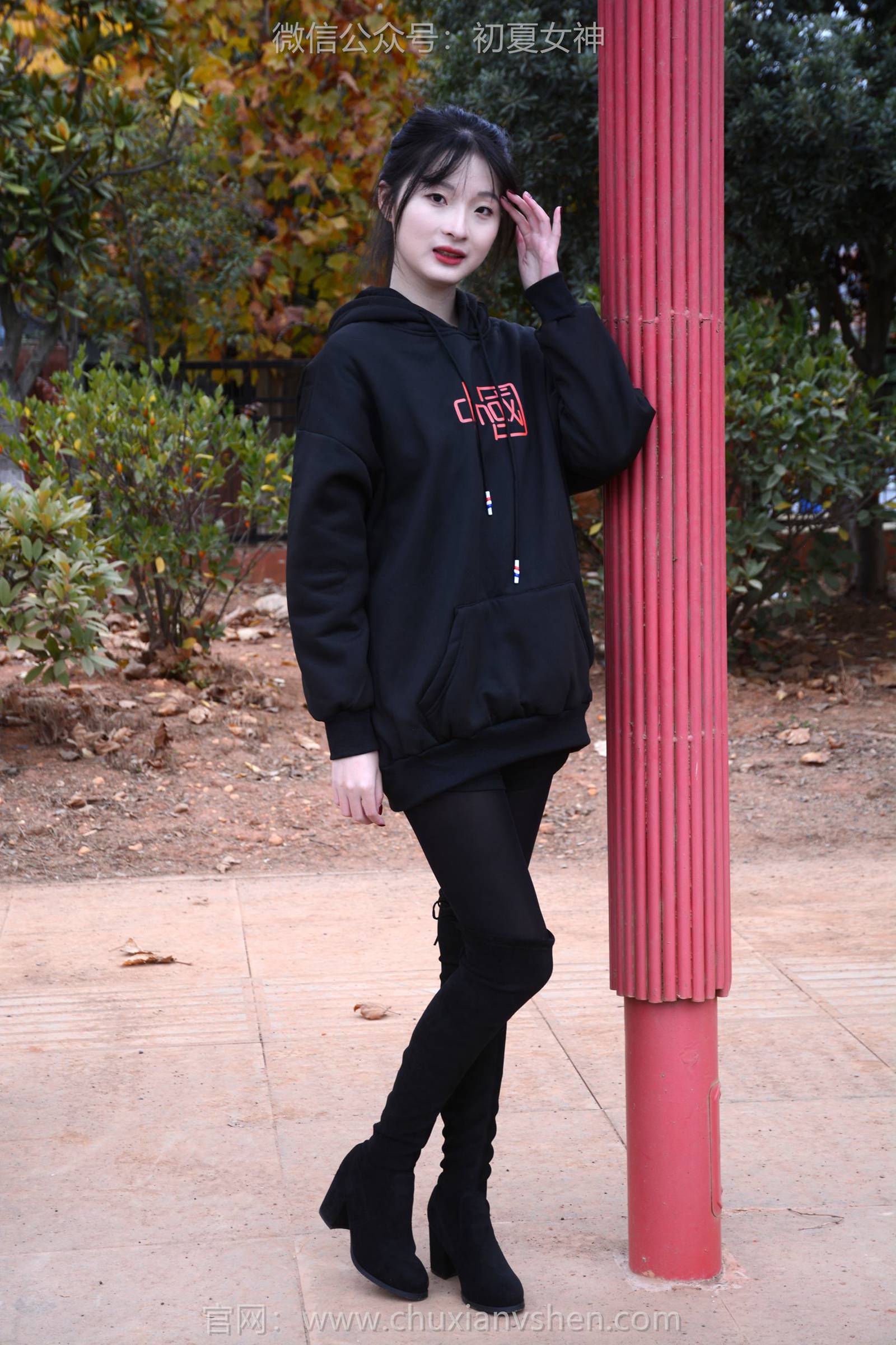 图片[20]-初夏女神 NO.132 安妮 浅看红枫[120P] – 速更版-美库