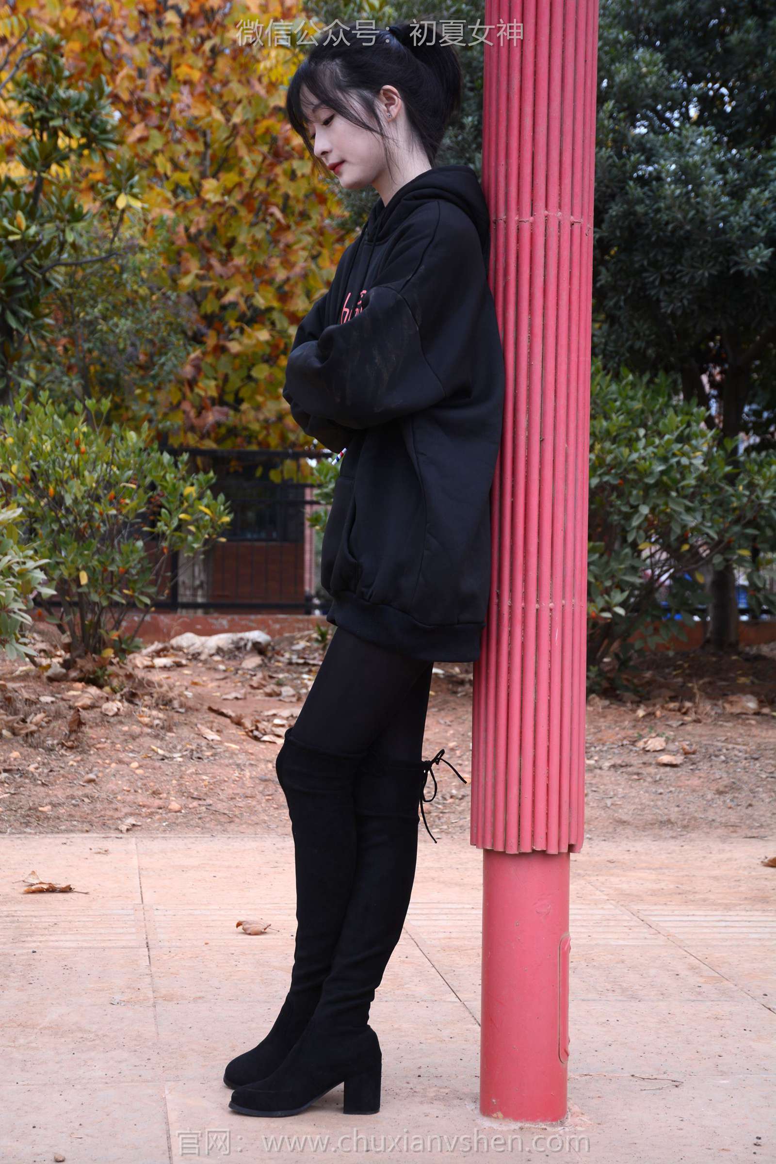 图片[24]-初夏女神 NO.132 安妮 浅看红枫[120P] – 速更版-美库