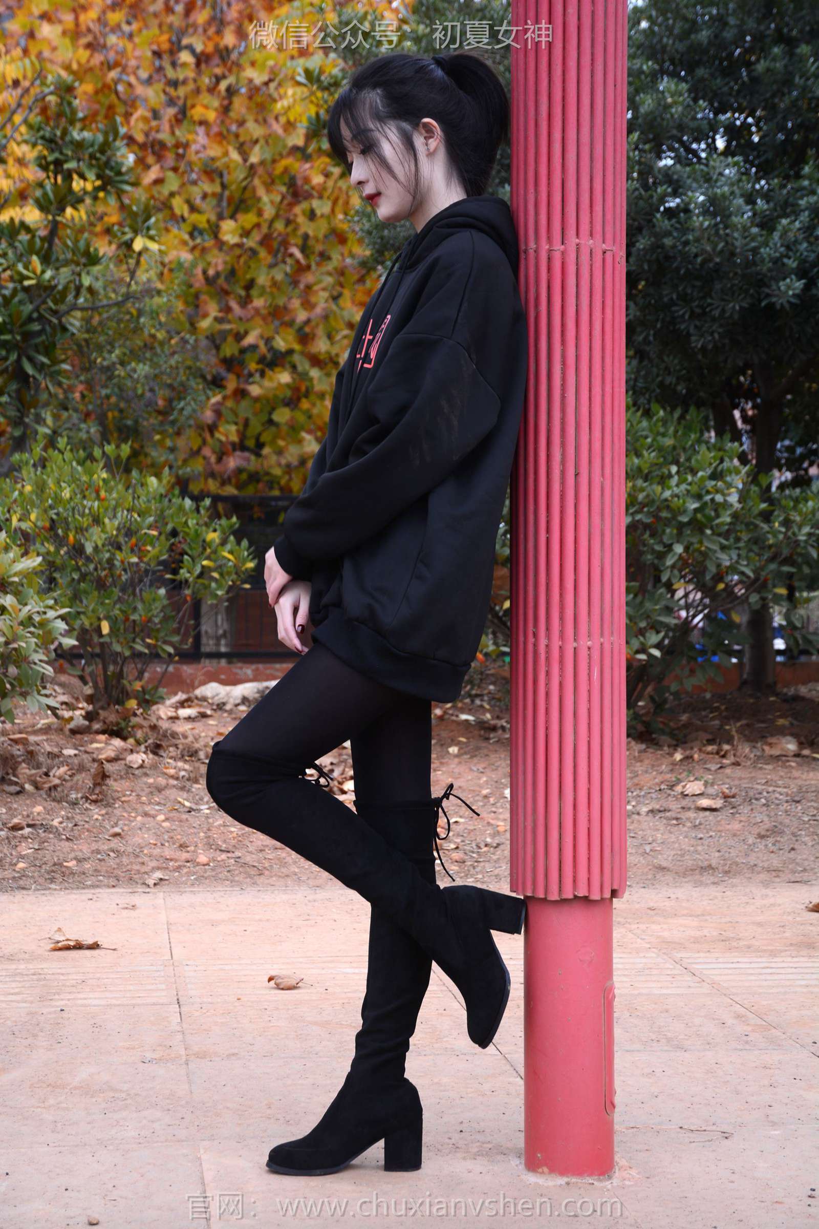 图片[27]-初夏女神 NO.132 安妮 浅看红枫[120P] – 速更版-美库