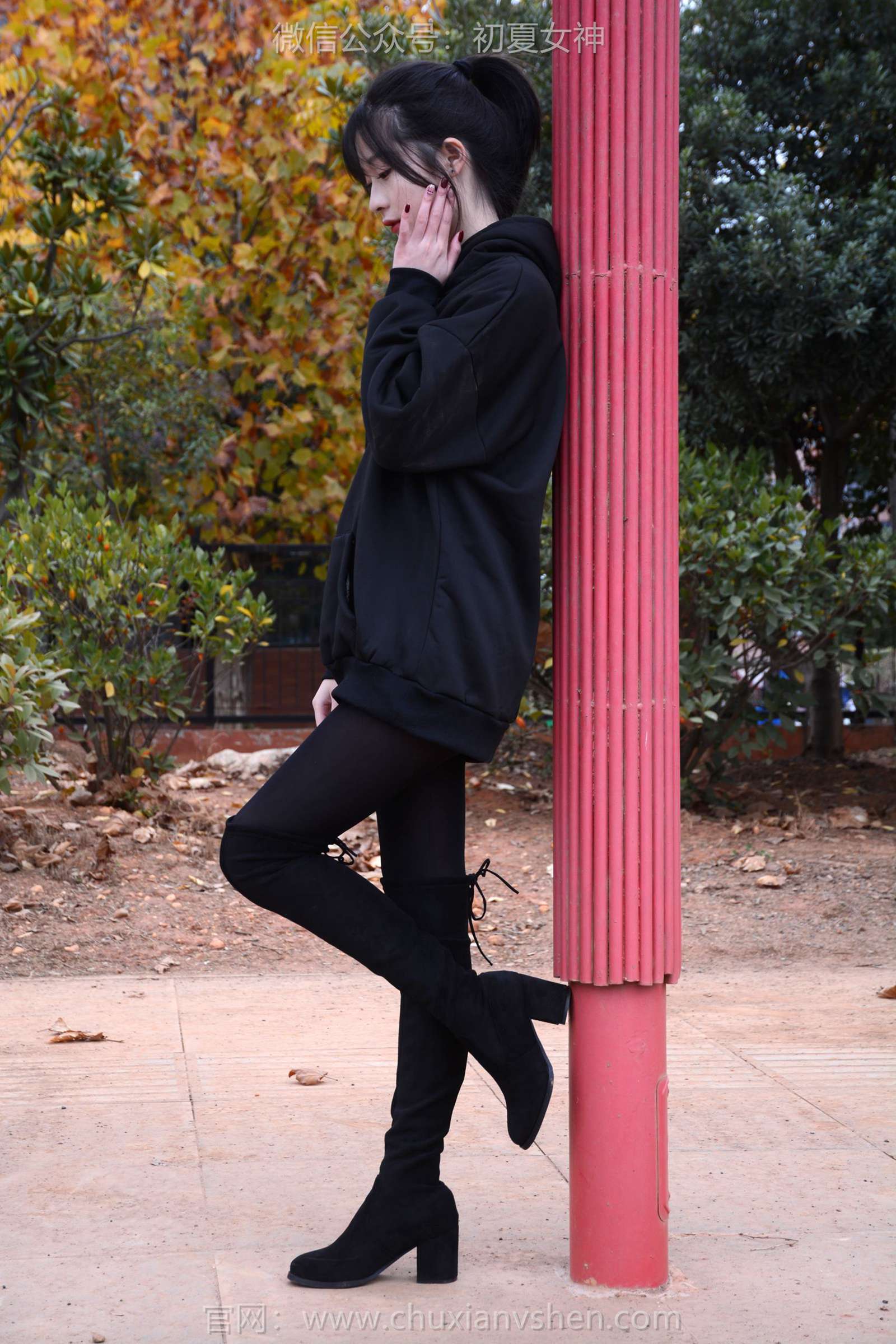 图片[28]-初夏女神 NO.132 安妮 浅看红枫[120P] – 速更版-美库