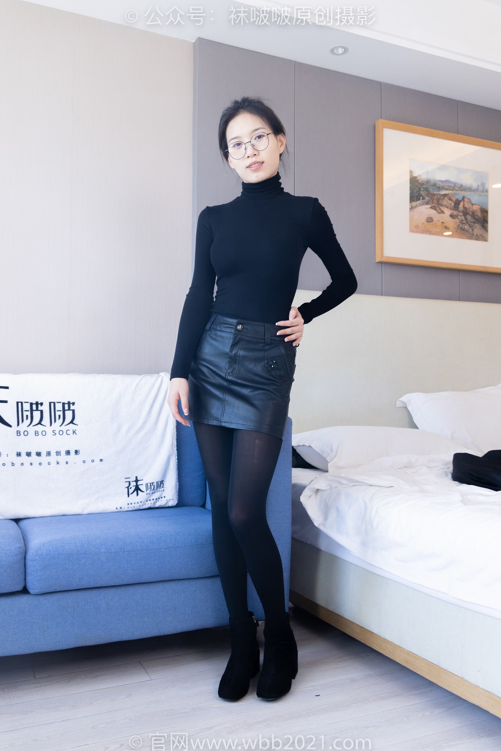 图片[10]-[BoBoSocks袜啵啵]NO.365 芝士-短靴、平底鞋、厚黑丝、厚灰丝[140P] – 速更版-美库