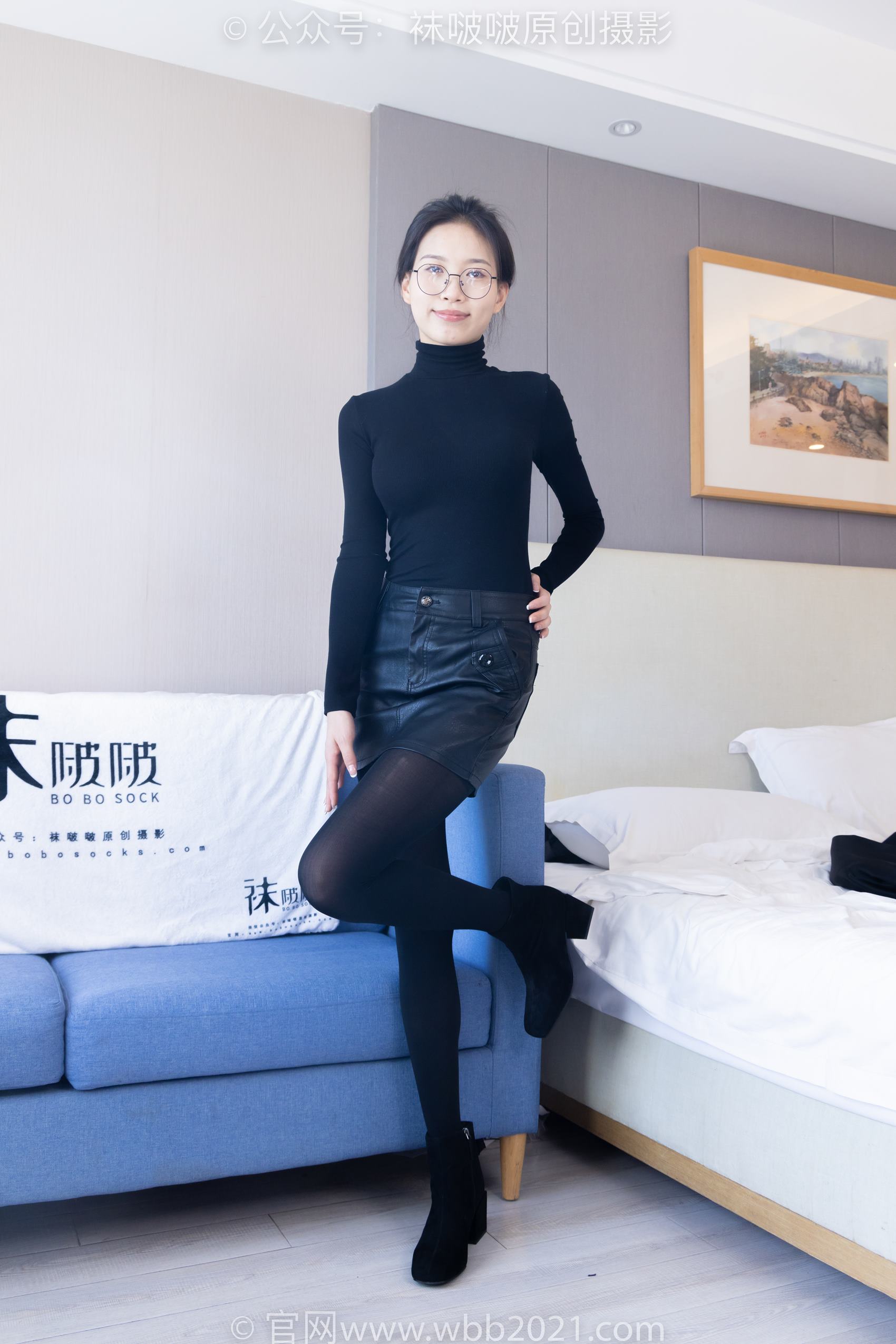 图片[12]-[BoBoSocks袜啵啵]NO.365 芝士-短靴、平底鞋、厚黑丝、厚灰丝[140P] – 速更版-美库