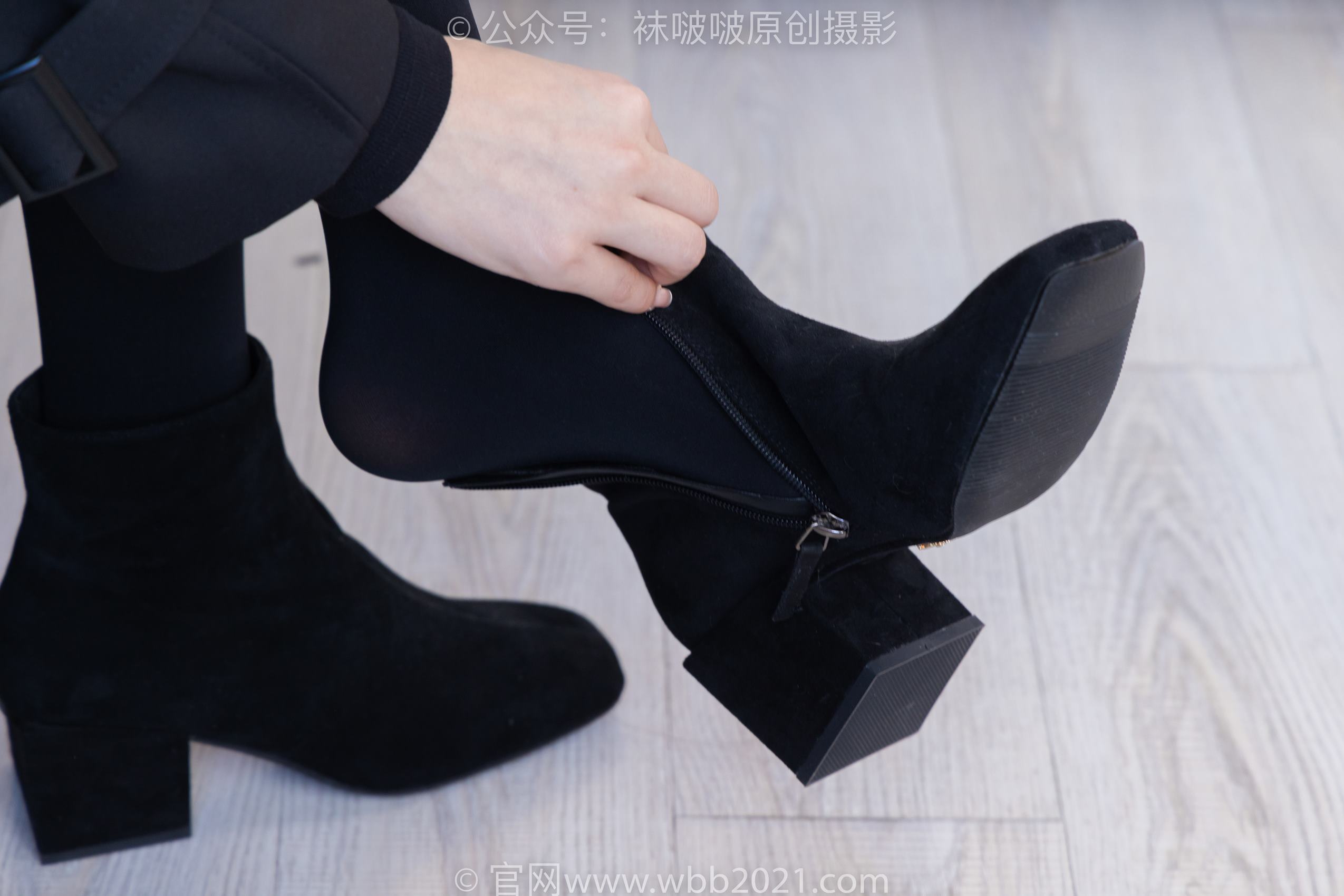 图片[36]-[BoBoSocks袜啵啵]NO.365 芝士-短靴、平底鞋、厚黑丝、厚灰丝[140P] – 速更版-美库