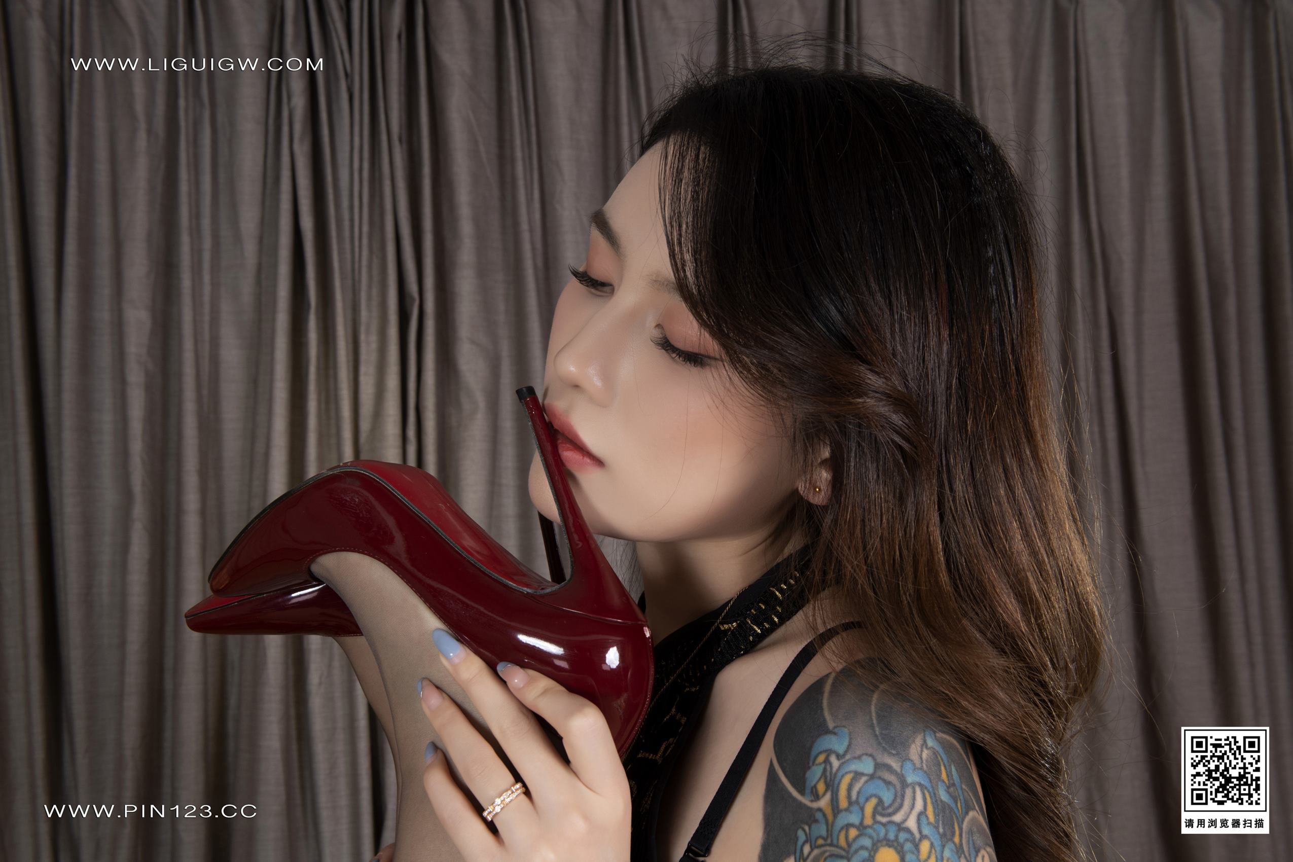 图片[33]-[Ligui丽柜]2024.06.14 双生花-绳缚旗袍 甜甜&尔尔[52+1P] – 速更版-美库