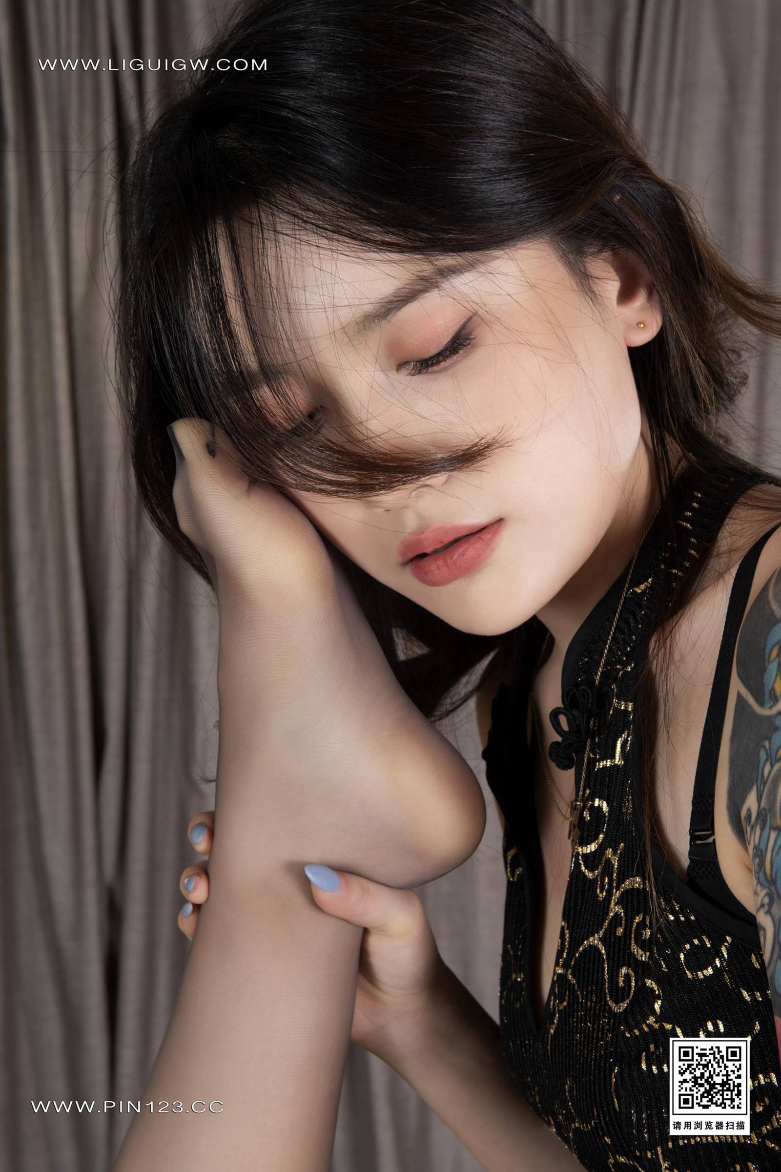 图片[42]-[Ligui丽柜]2024.06.14 双生花-绳缚旗袍 甜甜&尔尔[52+1P] – 速更版-美库