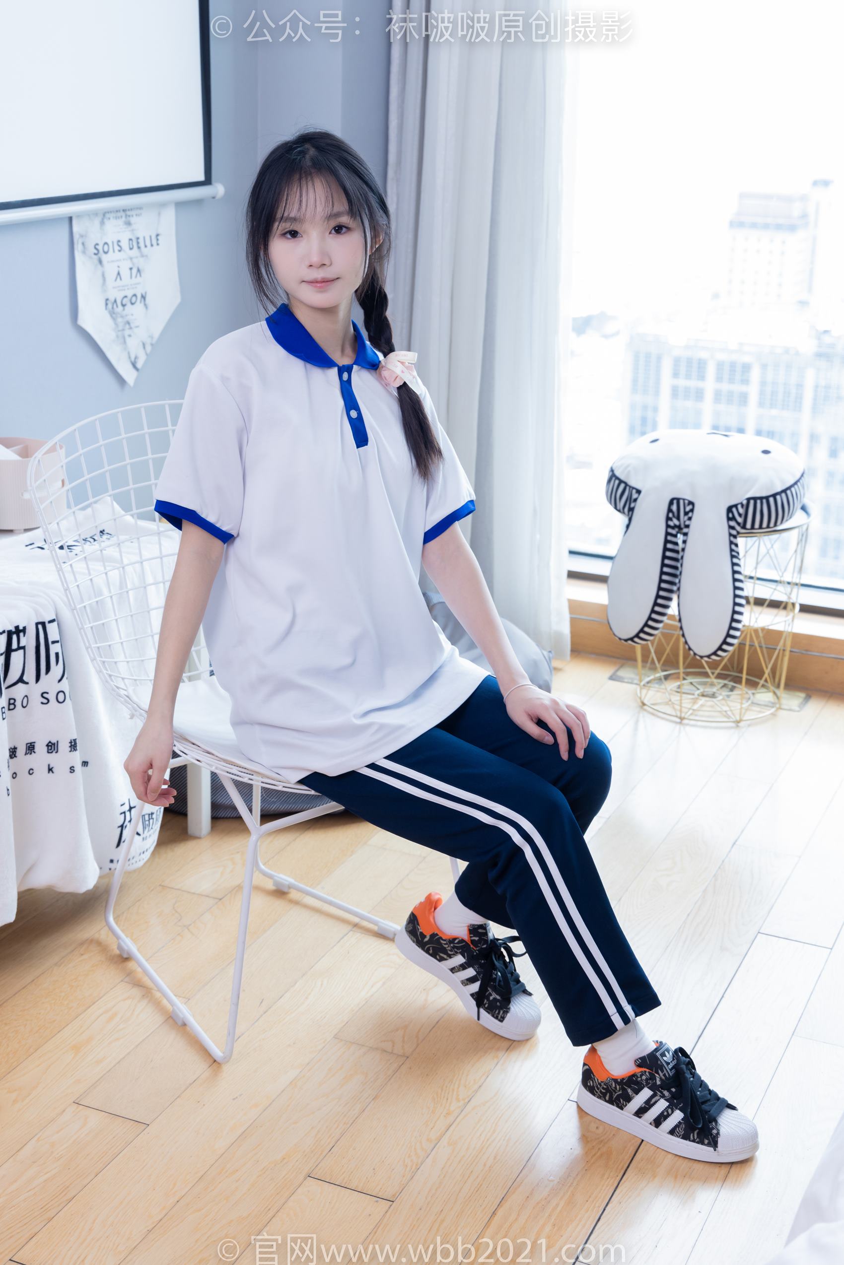 图片[24]-[BoBoSocks袜啵啵]NO.366 甜甜圈-三双板鞋、白棉袜、短白丝[150P] – 速更版-美库