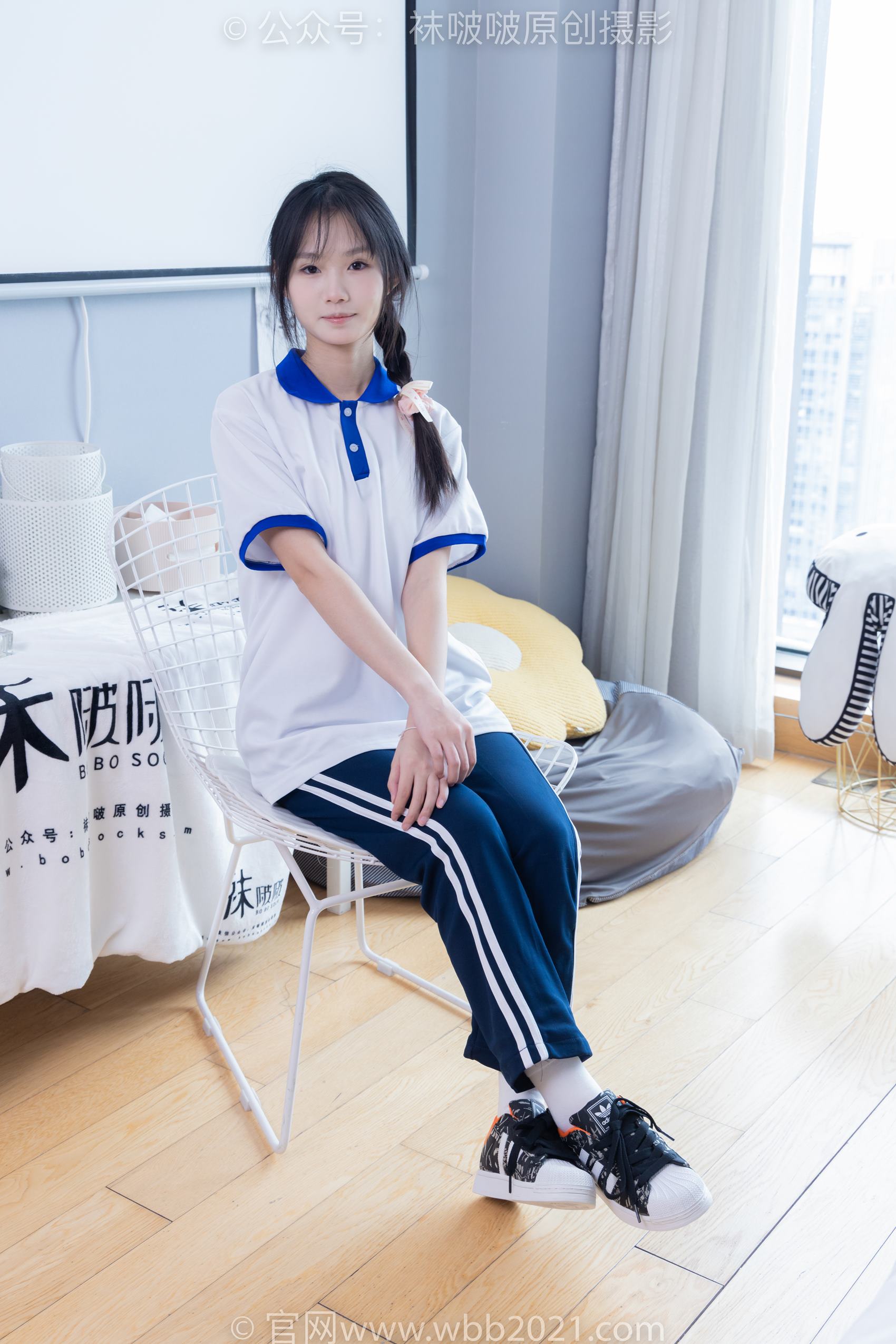 图片[30]-[BoBoSocks袜啵啵]NO.366 甜甜圈-三双板鞋、白棉袜、短白丝[150P] – 速更版-美库