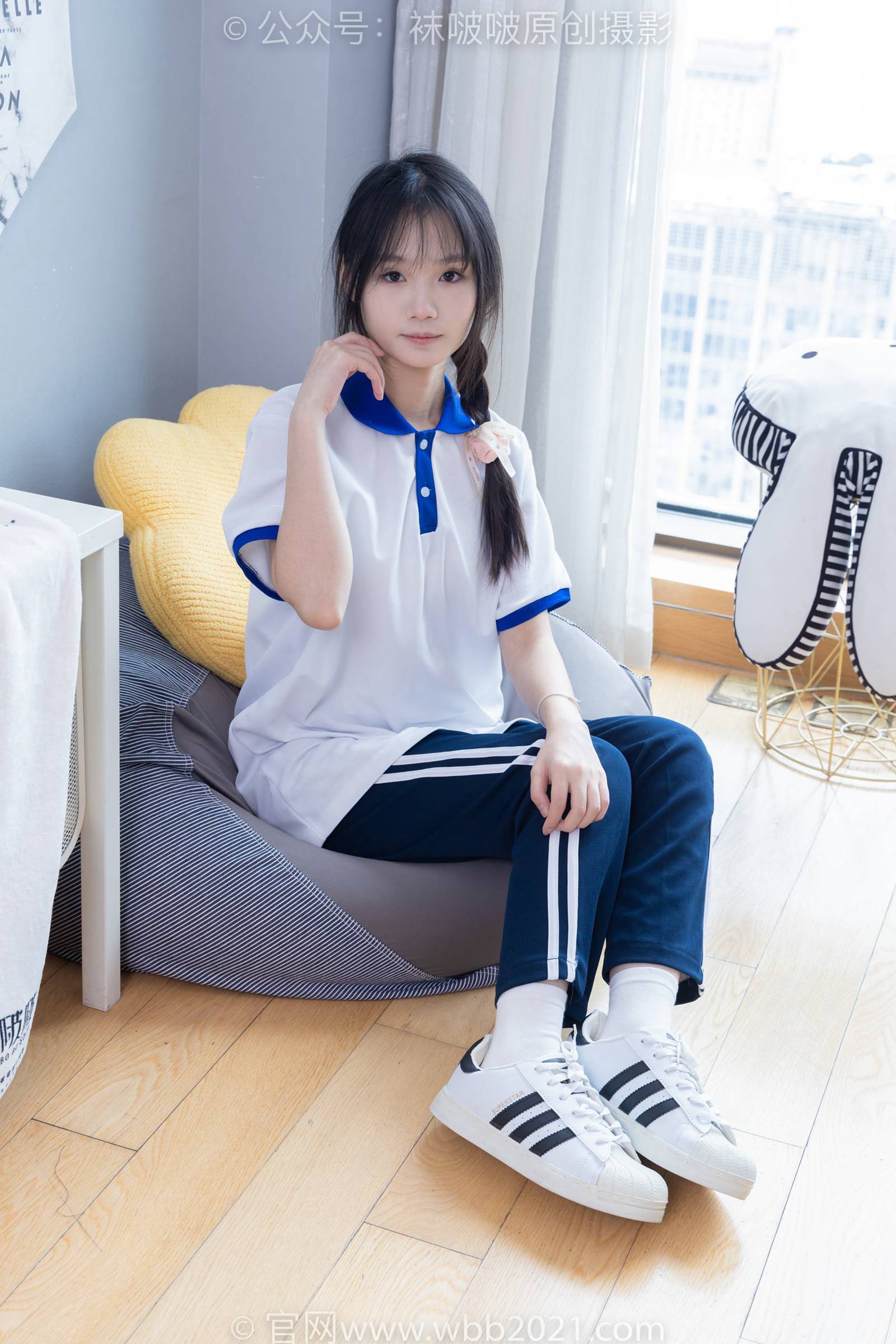 图片[44]-[BoBoSocks袜啵啵]NO.366 甜甜圈-三双板鞋、白棉袜、短白丝[150P] – 速更版-美库