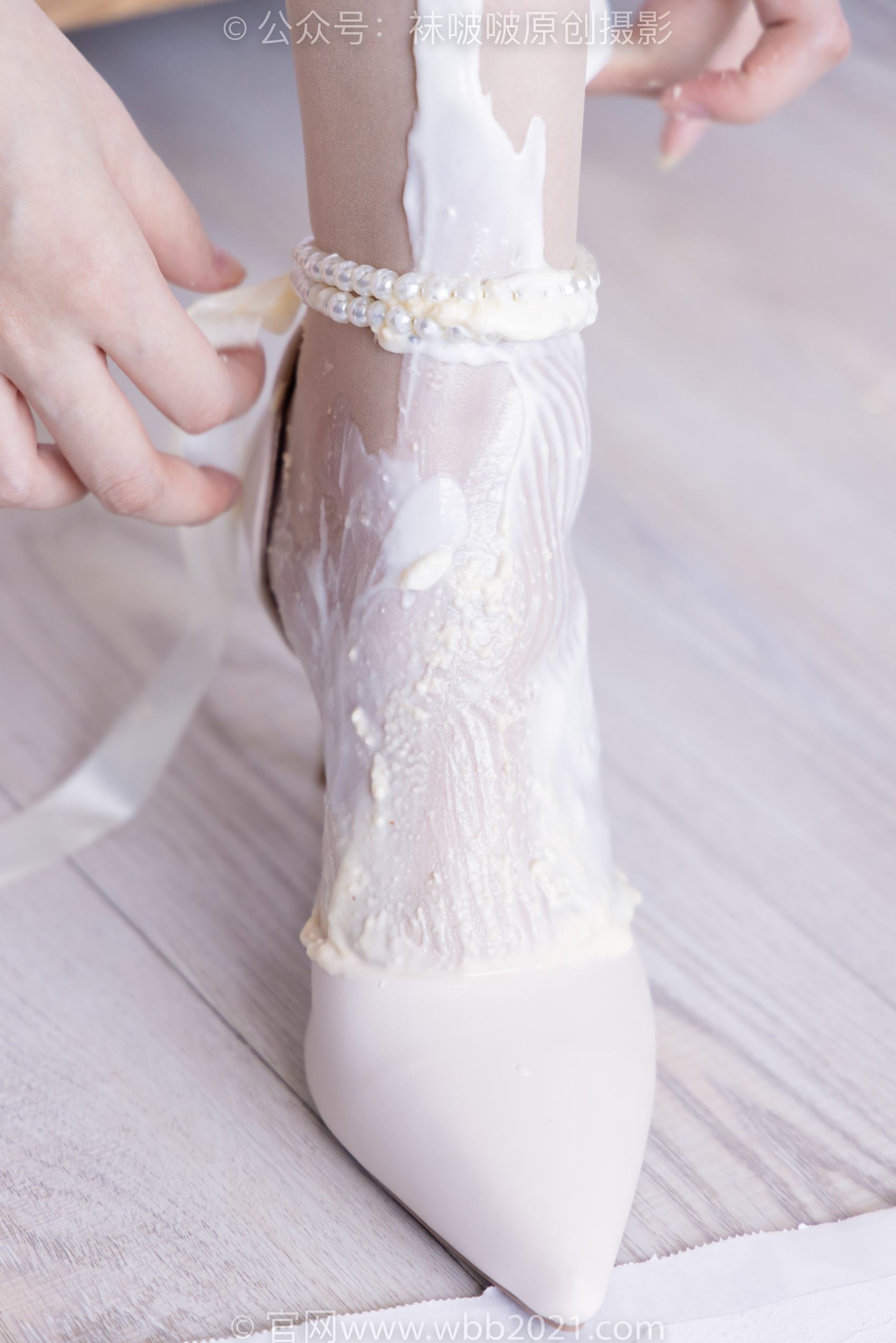 图片[118]-[BoBoSocks袜啵啵]NO.367 小甜豆-高跟鞋、油亮白丝、丝袜踩奶油蛋糕[145P] – 速更版-美库