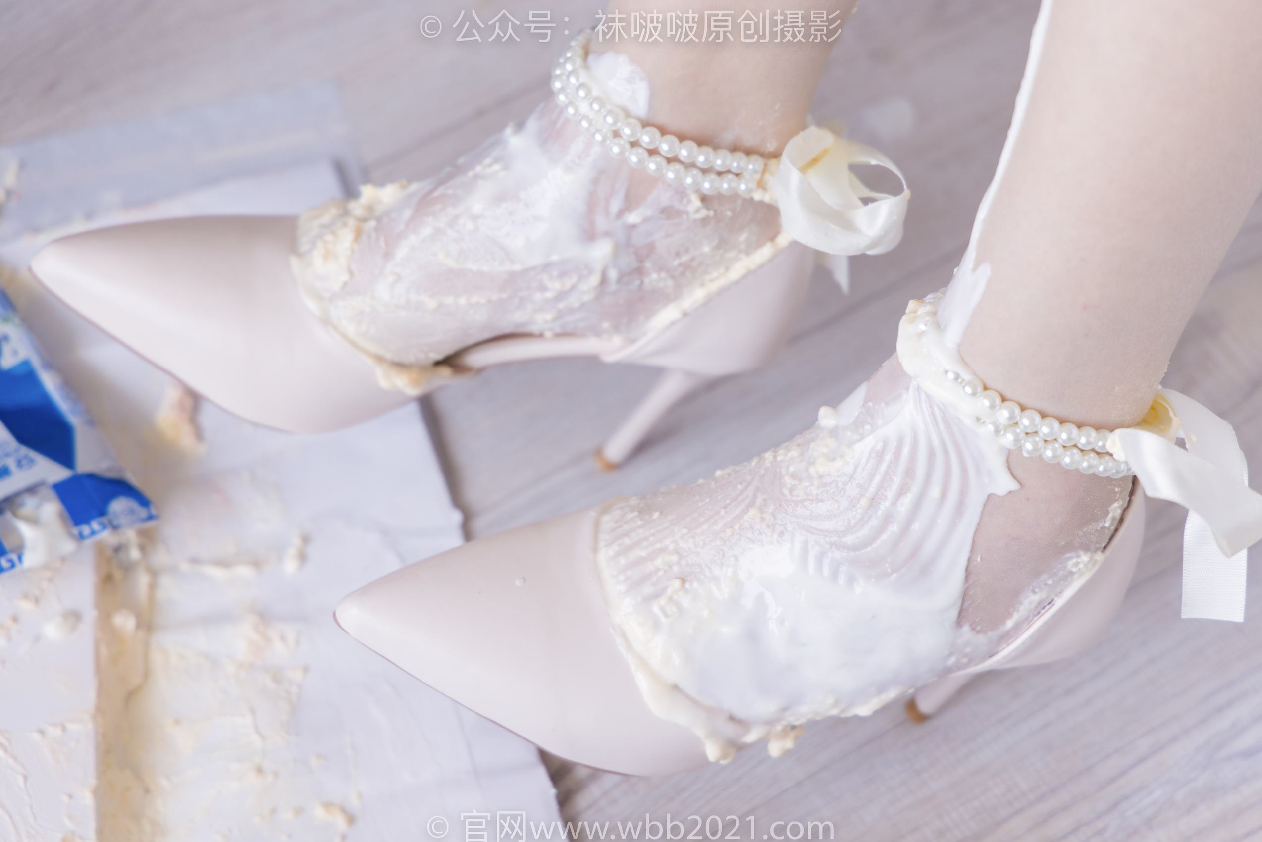 图片[120]-[BoBoSocks袜啵啵]NO.367 小甜豆-高跟鞋、油亮白丝、丝袜踩奶油蛋糕[145P] – 速更版-美库