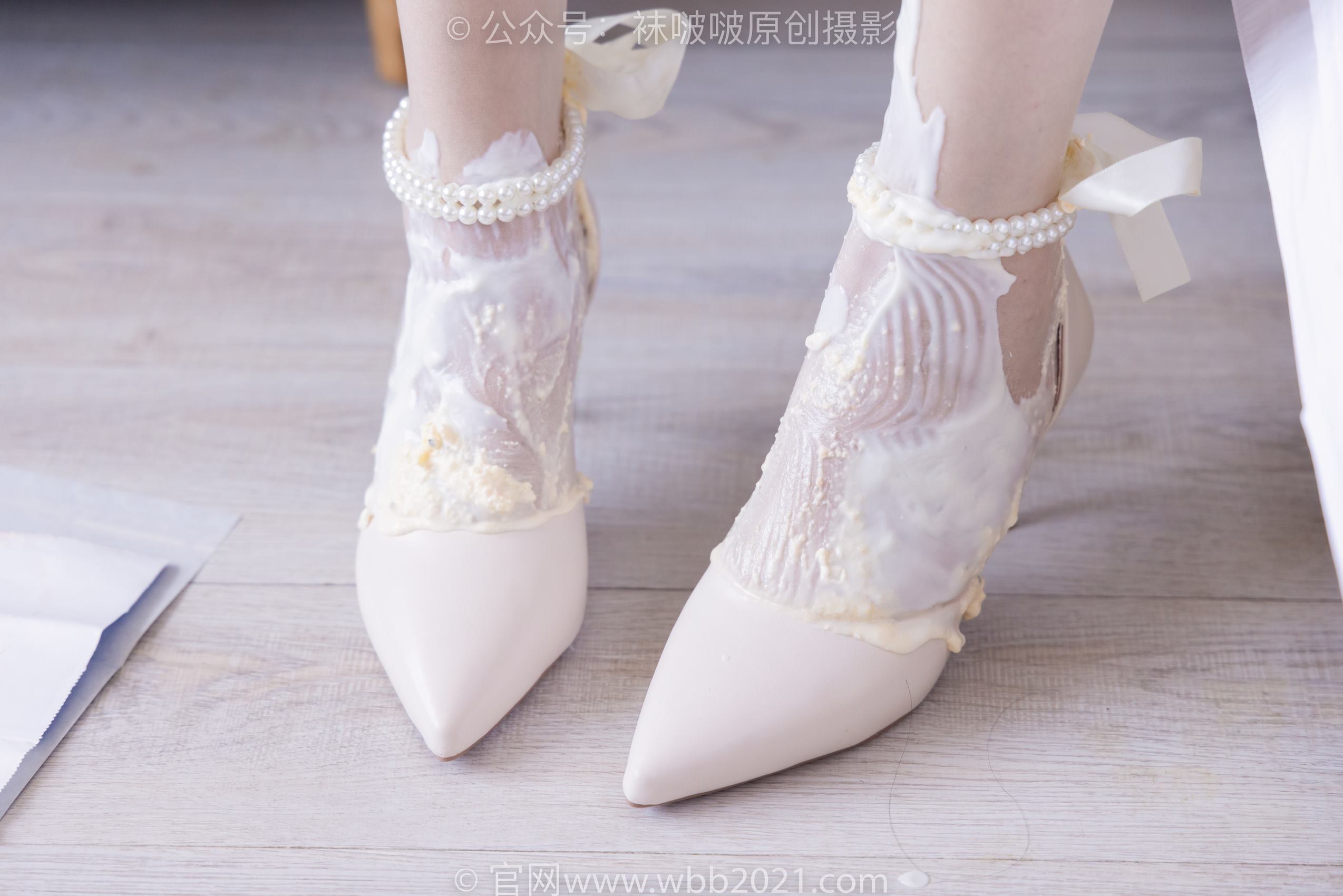 图片[131]-[BoBoSocks袜啵啵]NO.367 小甜豆-高跟鞋、油亮白丝、丝袜踩奶油蛋糕[145P] – 速更版-美库