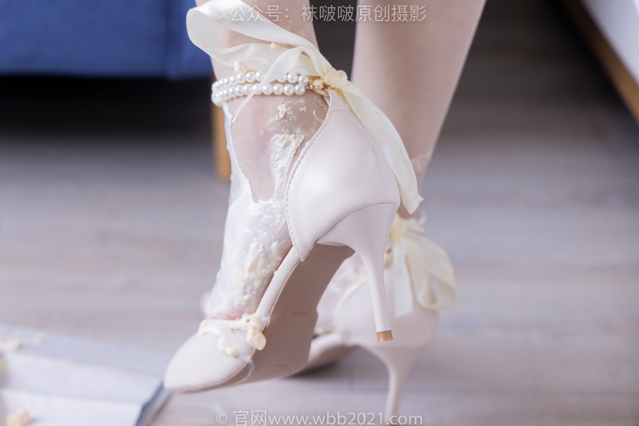 图片[134]-[BoBoSocks袜啵啵]NO.367 小甜豆-高跟鞋、油亮白丝、丝袜踩奶油蛋糕[145P] – 速更版-美库