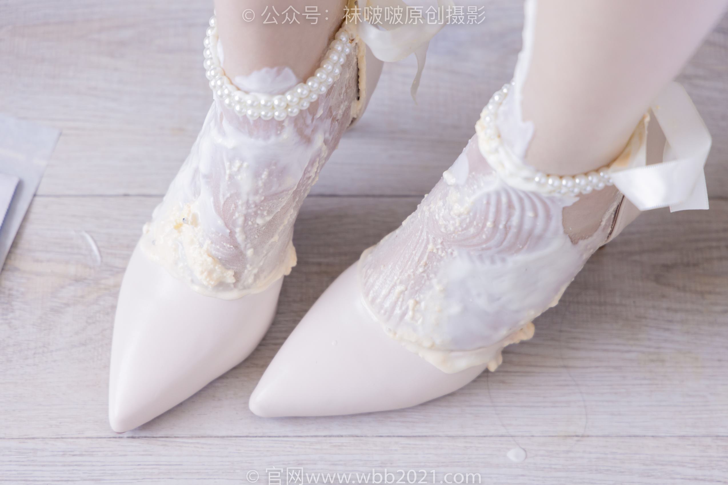 图片[135]-[BoBoSocks袜啵啵]NO.367 小甜豆-高跟鞋、油亮白丝、丝袜踩奶油蛋糕[145P] – 速更版-美库