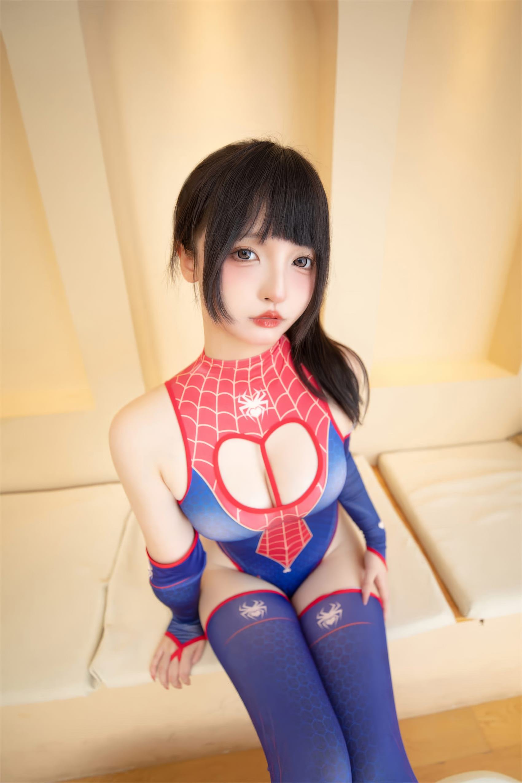 图片[13]-网紅Coser@神楽板真冬 – 蜘蛛女王[51P] – 速更版-美库