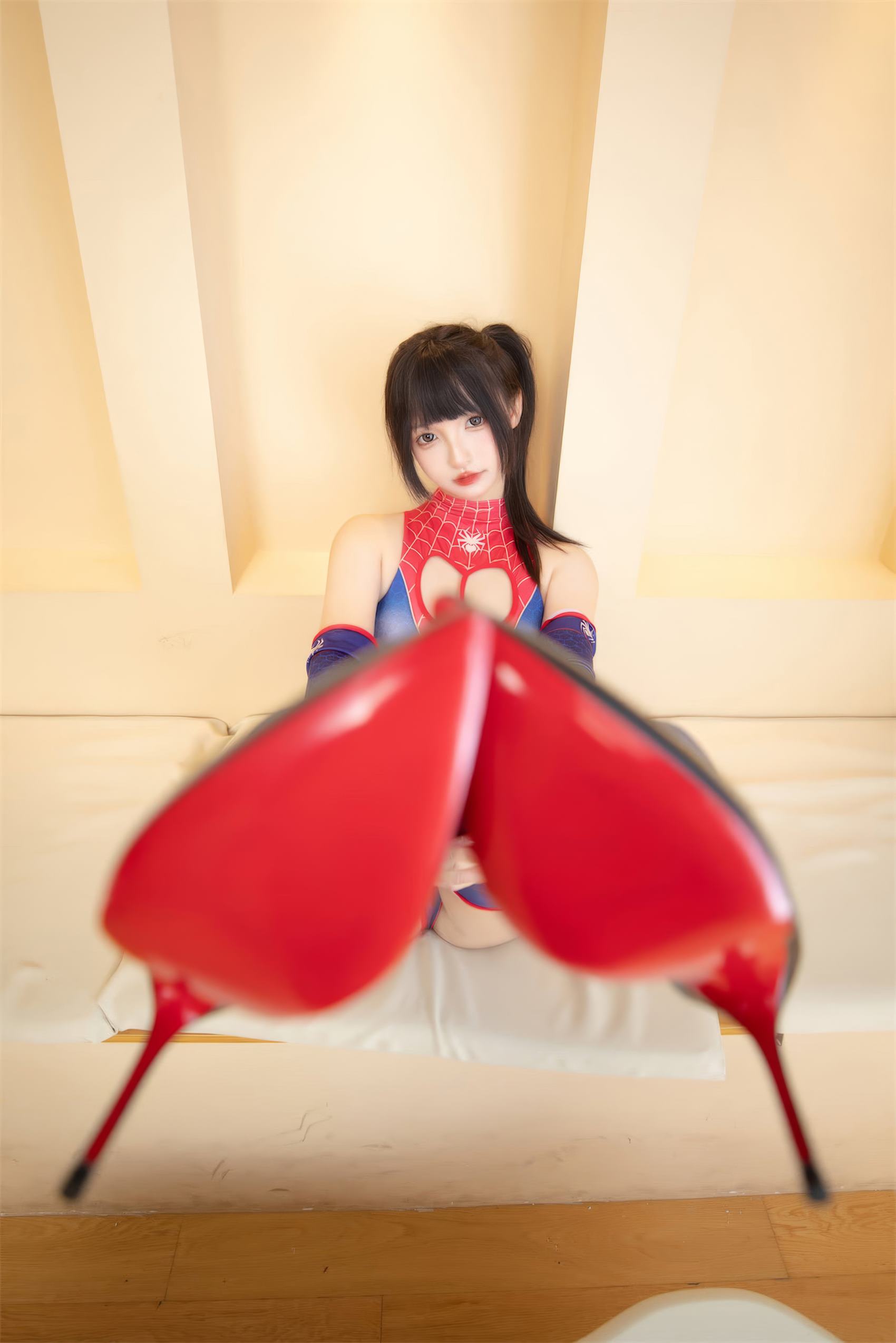 图片[25]-网紅Coser@神楽板真冬 – 蜘蛛女王[51P] – 速更版-美库
