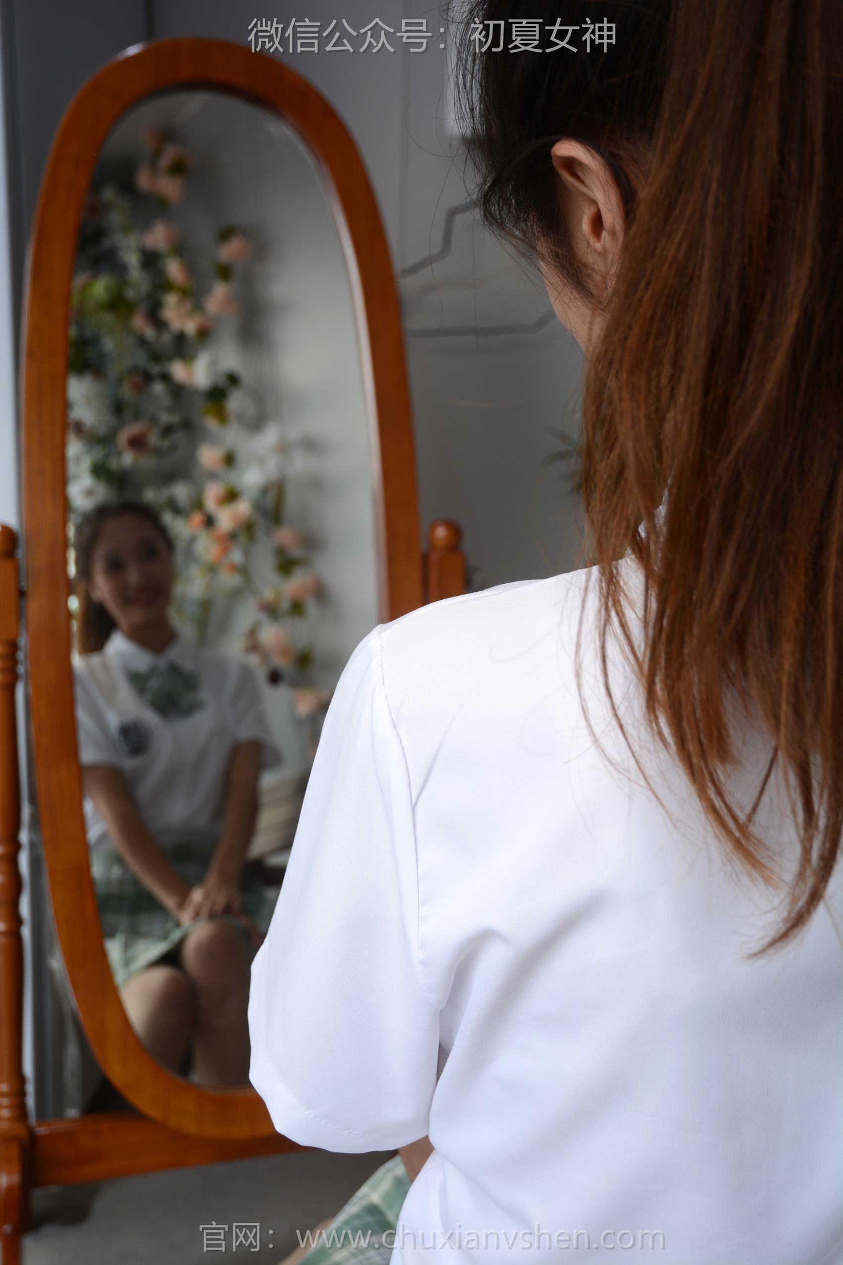 图片[18]-初夏女神 NO.134 依依 JK清风[120P] – 速更版-美库