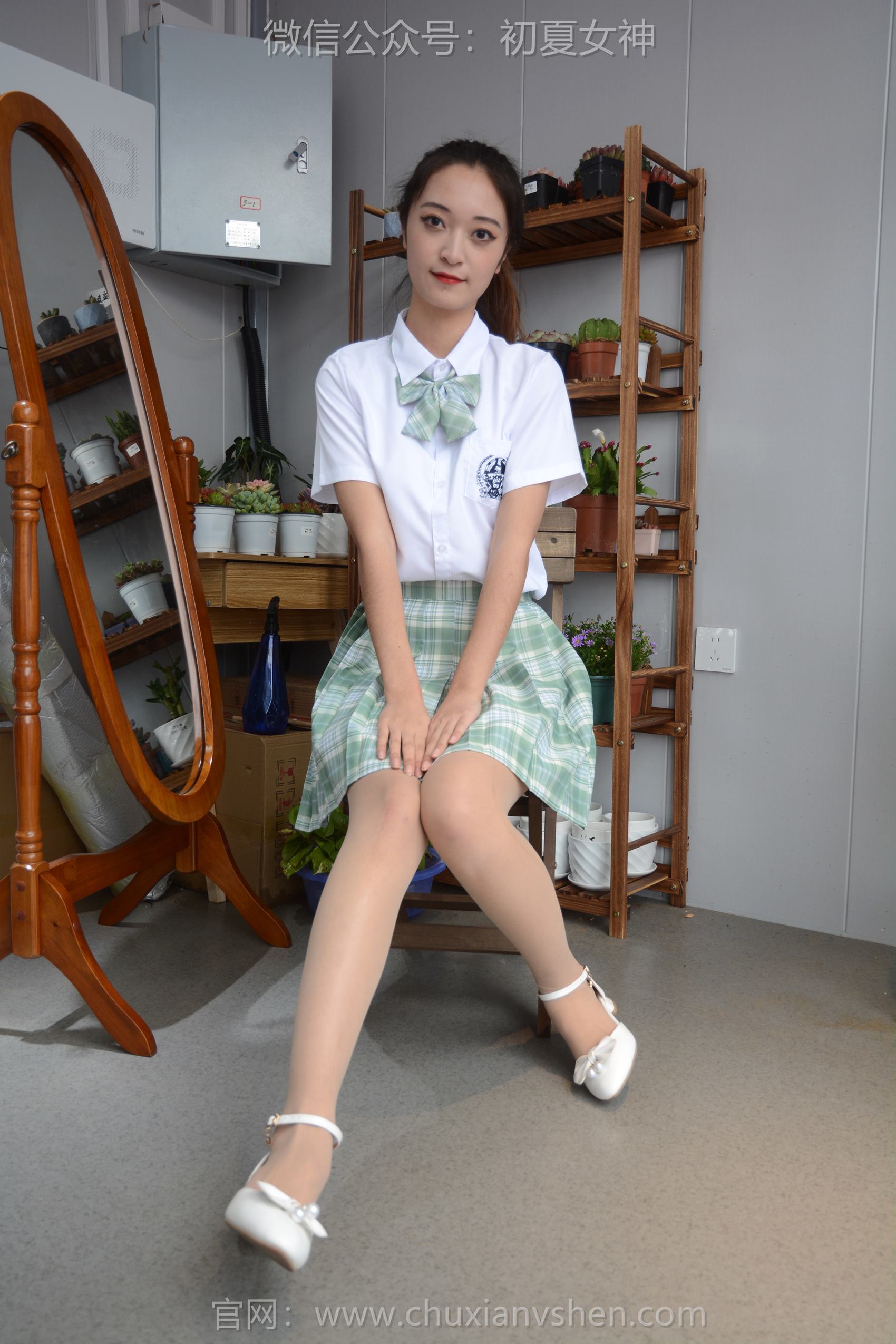 图片[22]-初夏女神 NO.134 依依 JK清风[120P] – 速更版-美库