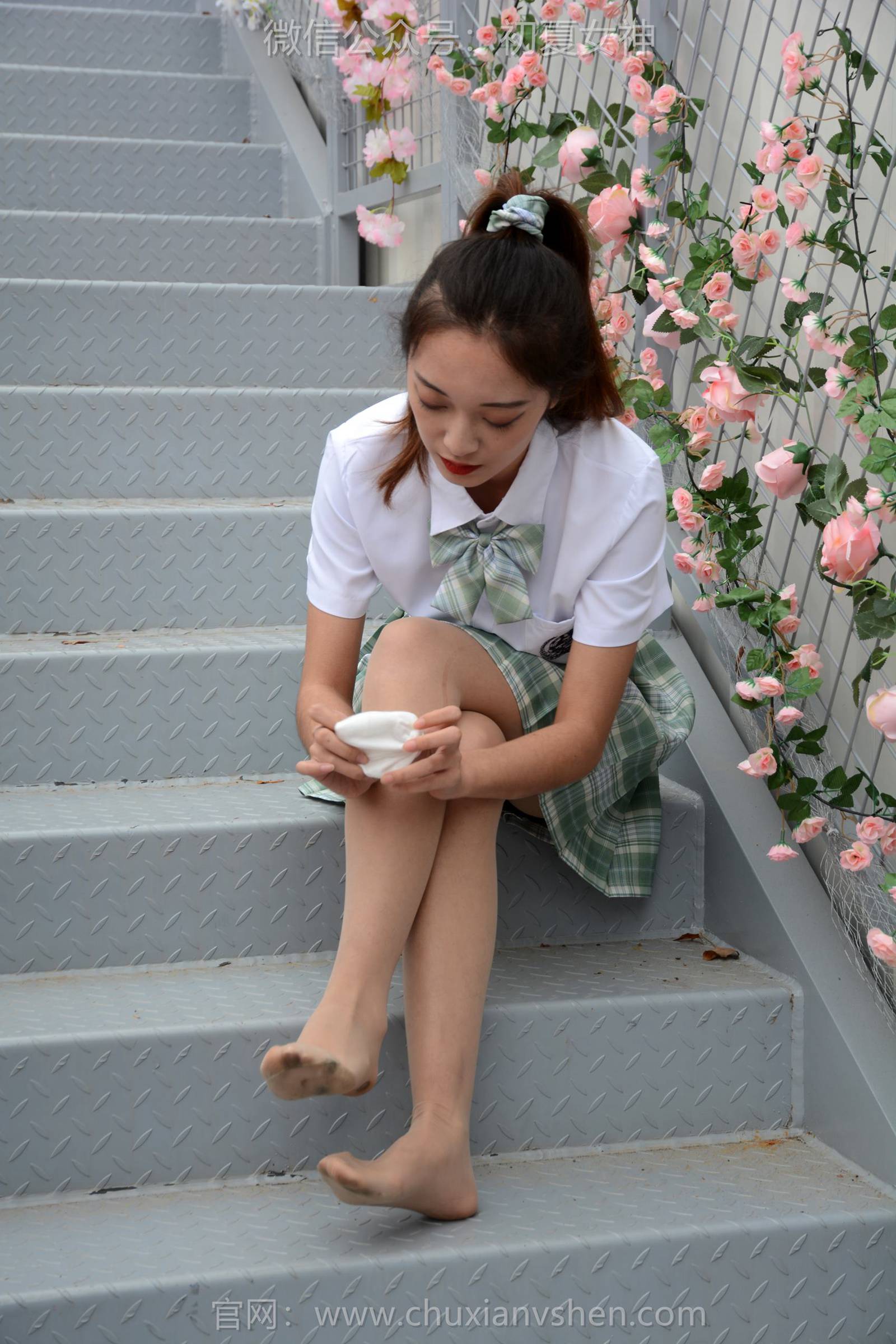 图片[54]-初夏女神 NO.134 依依 JK清风[120P] – 速更版-美库