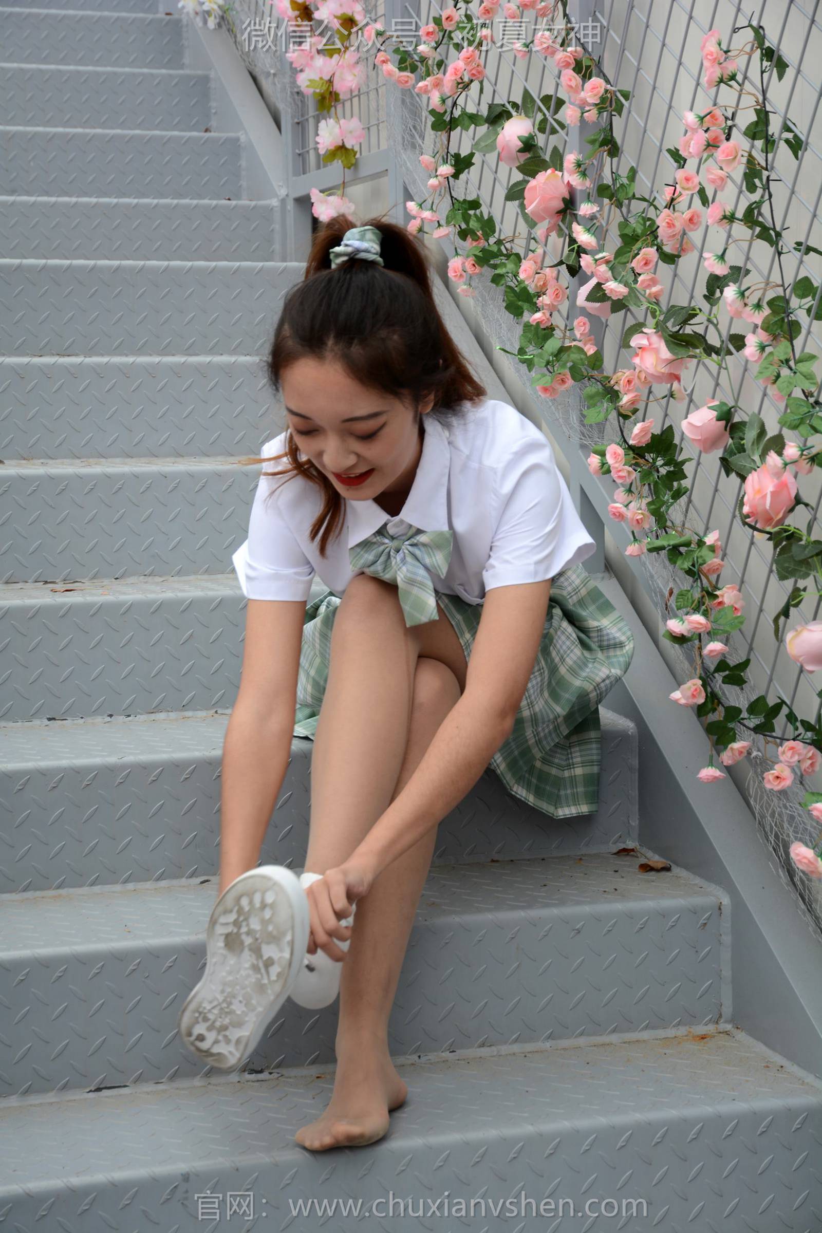 图片[56]-初夏女神 NO.134 依依 JK清风[120P] – 速更版-美库