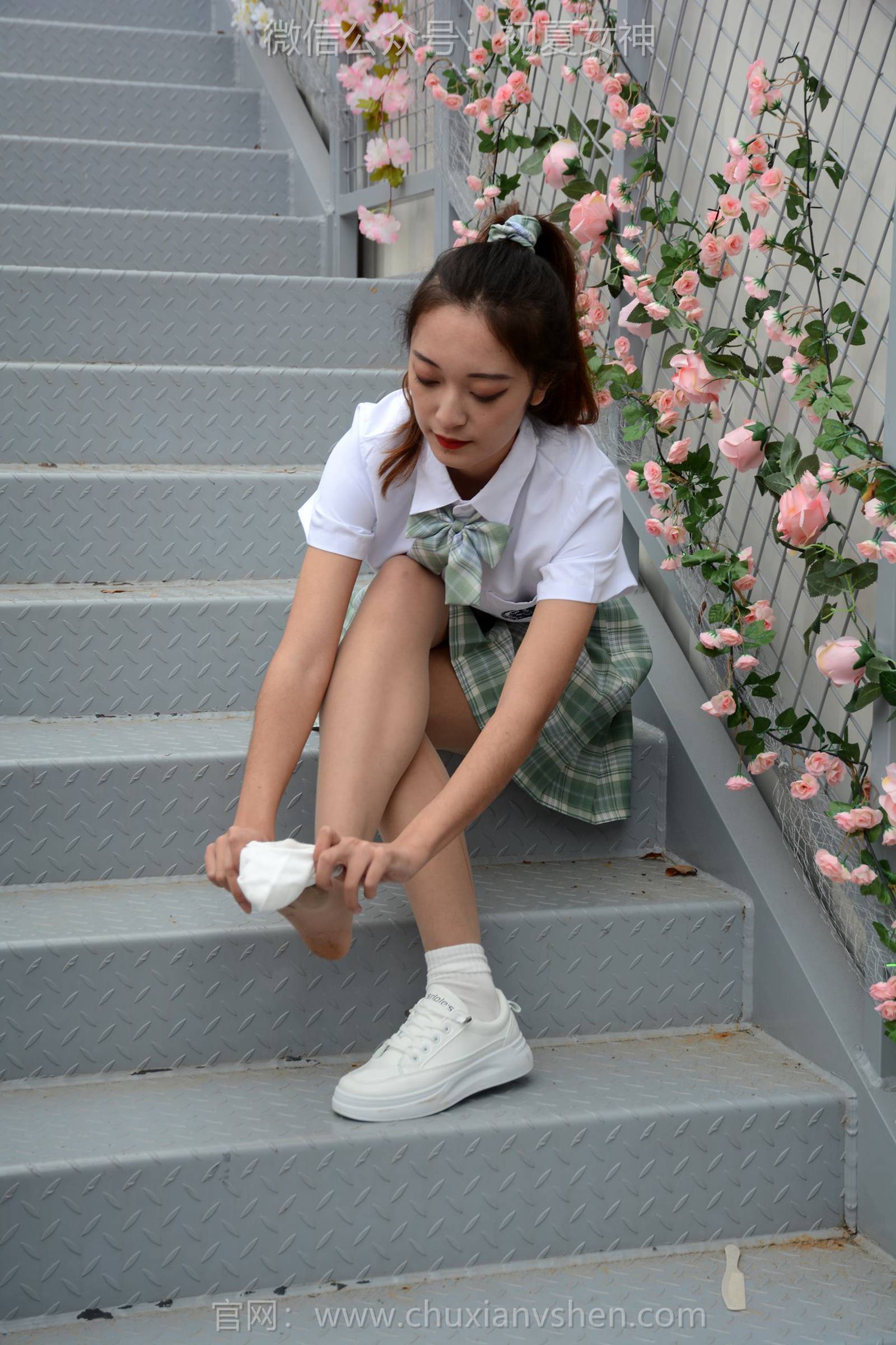 图片[62]-初夏女神 NO.134 依依 JK清风[120P] – 速更版-美库