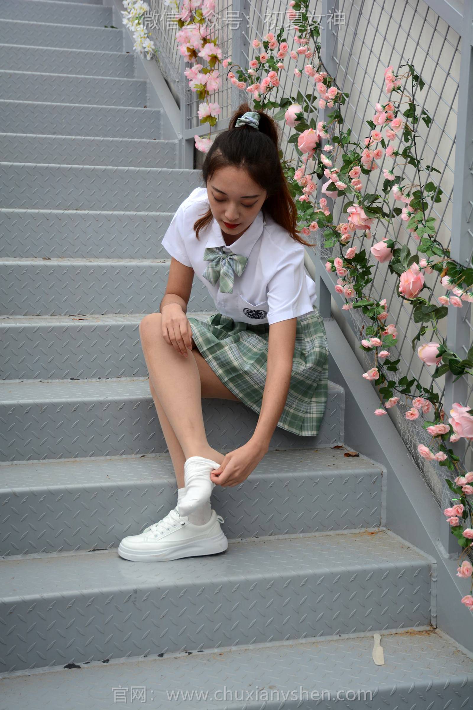 图片[63]-初夏女神 NO.134 依依 JK清风[120P] – 速更版-美库