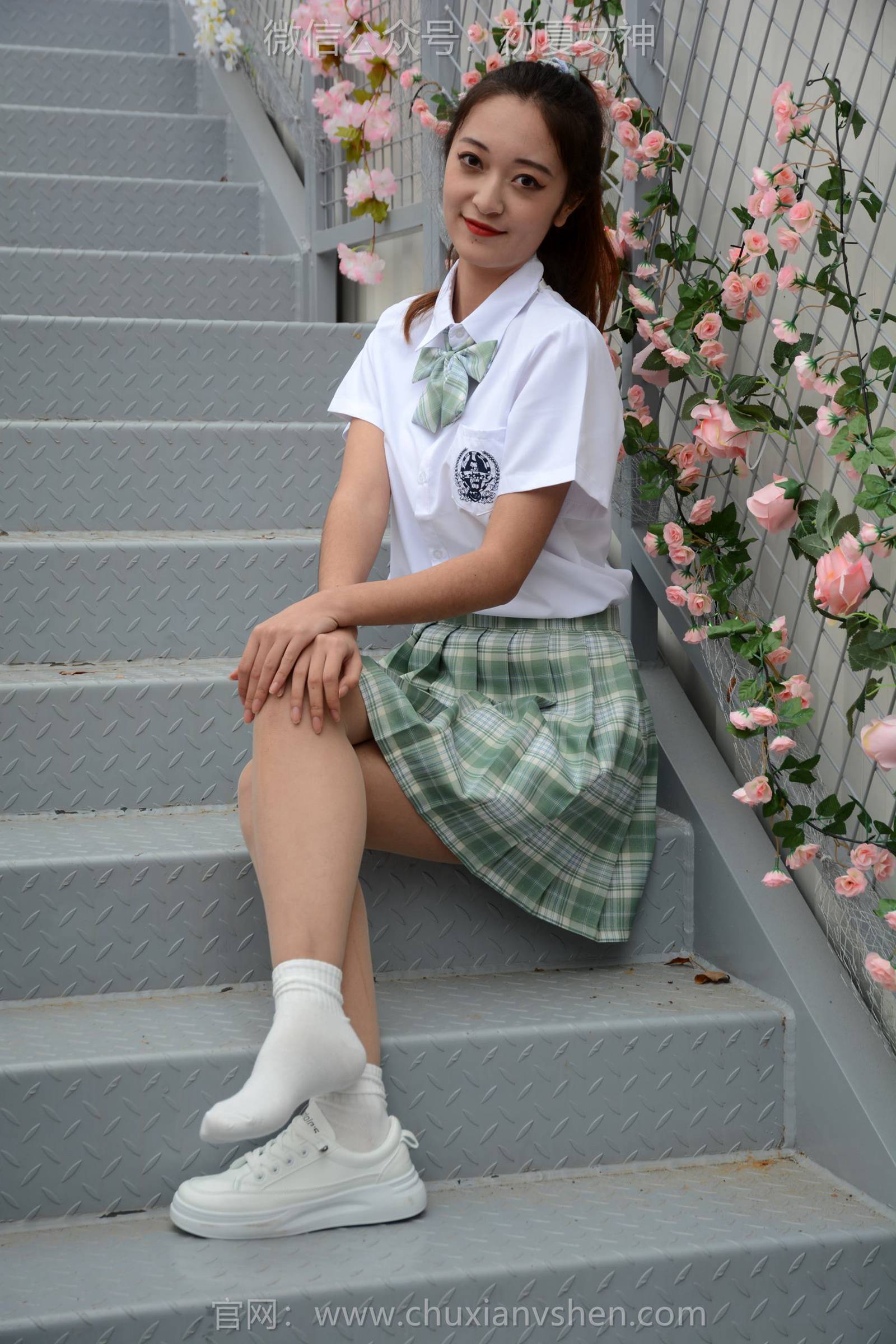 图片[64]-初夏女神 NO.134 依依 JK清风[120P] – 速更版-美库